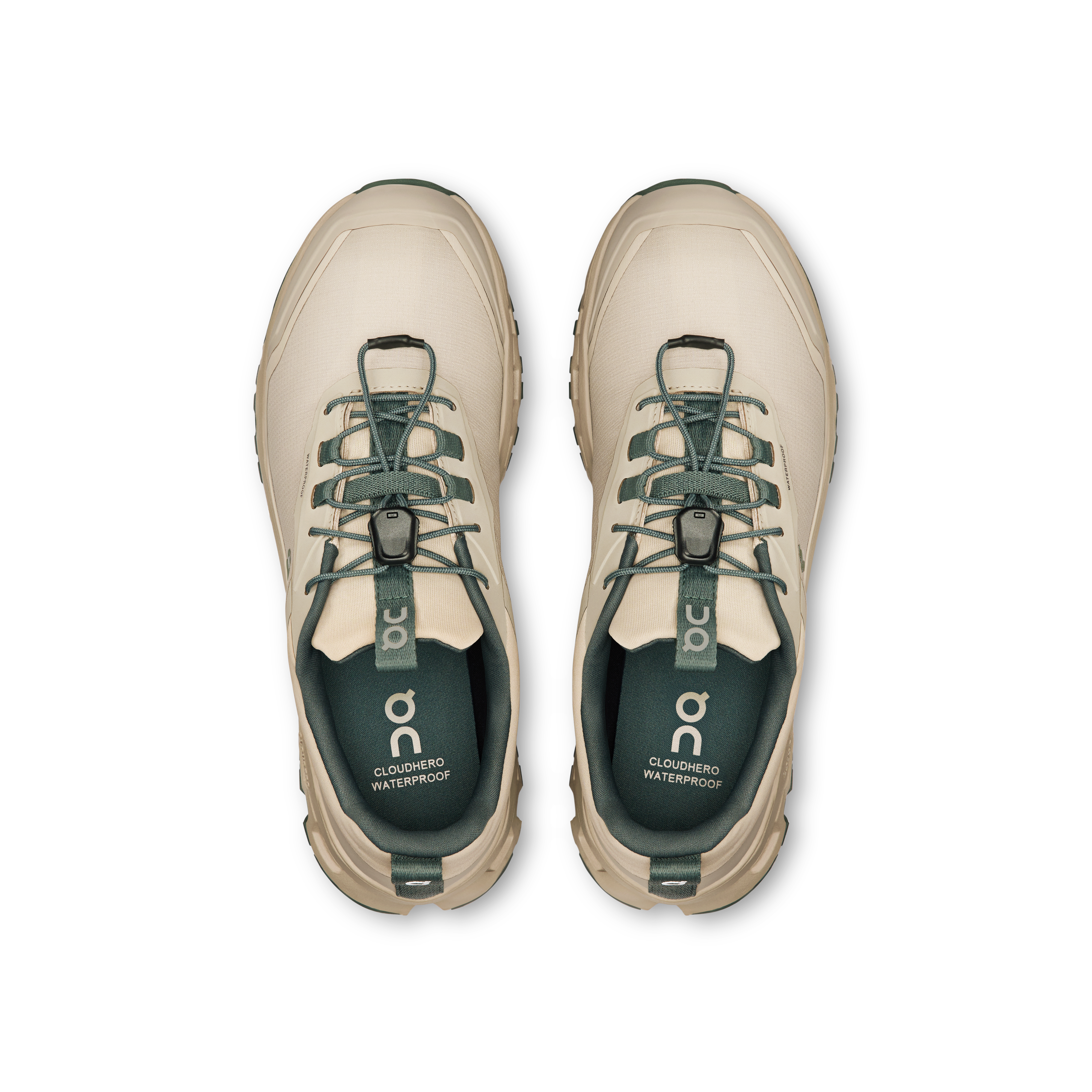 On Cloudhero Waterproof Truffle & Olive Ados Active Life Chaussures