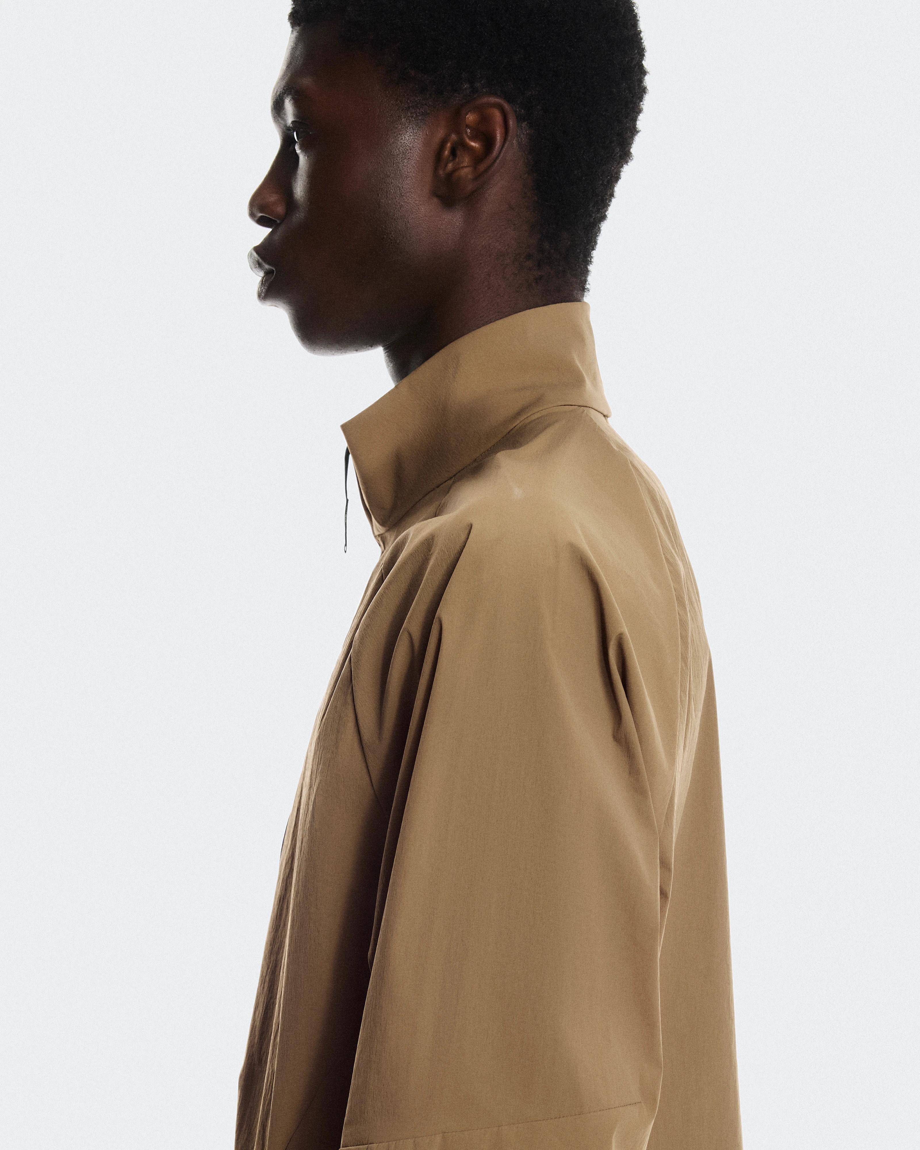 On All-Day 1/2 Zip Jacket Nutmeg Masculino Jaquetas