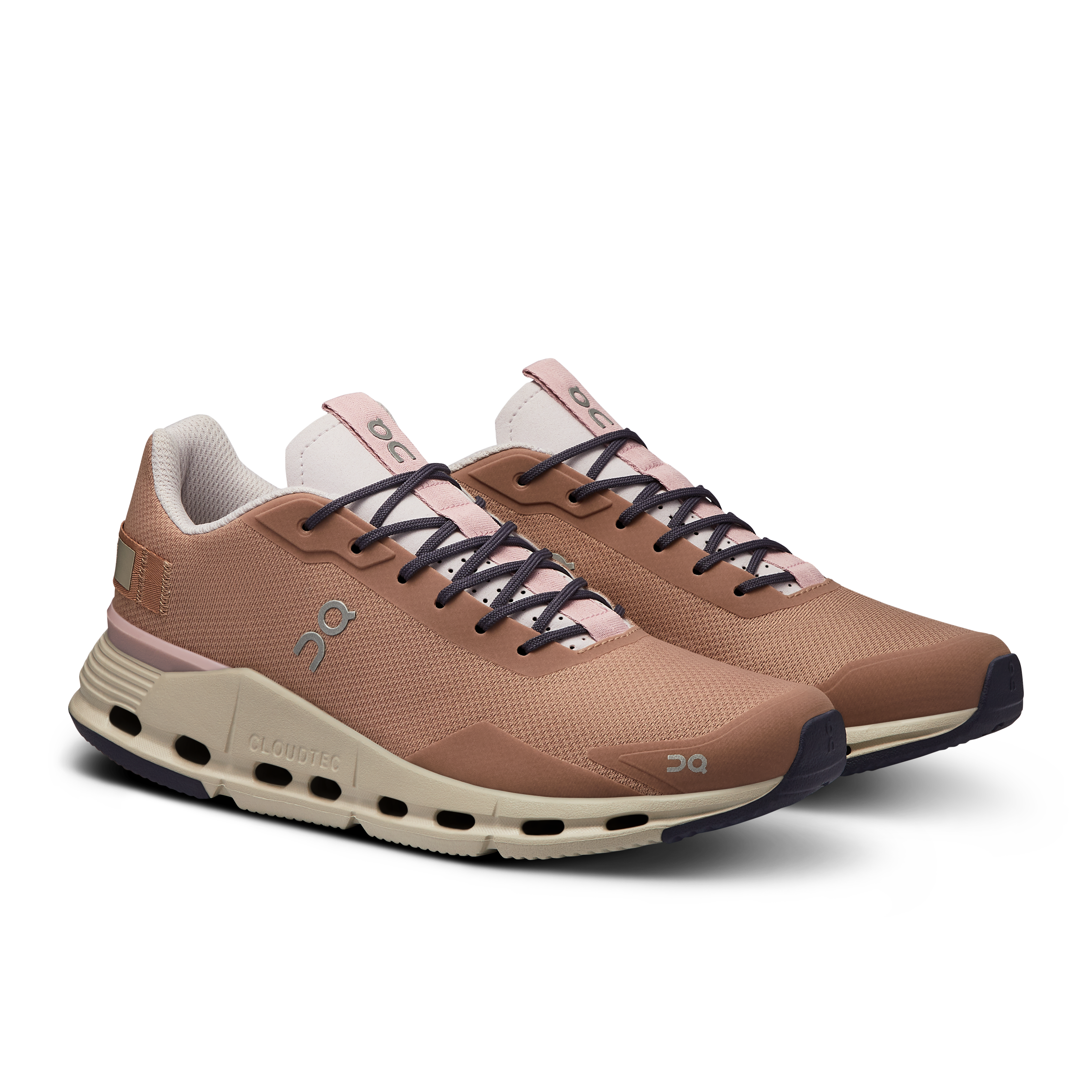 On Cloudnova Form Rosebrown & Orchid Women Active life Shoes