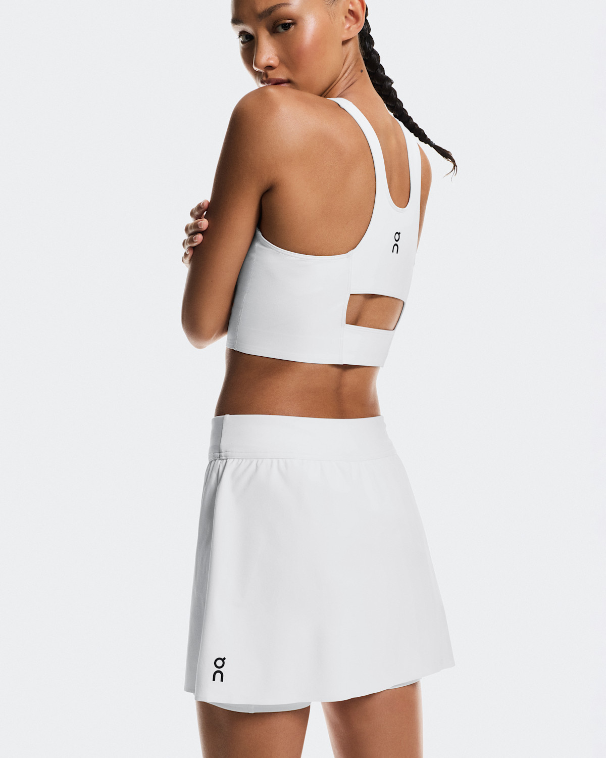 Women's Court Skirt Split Edge