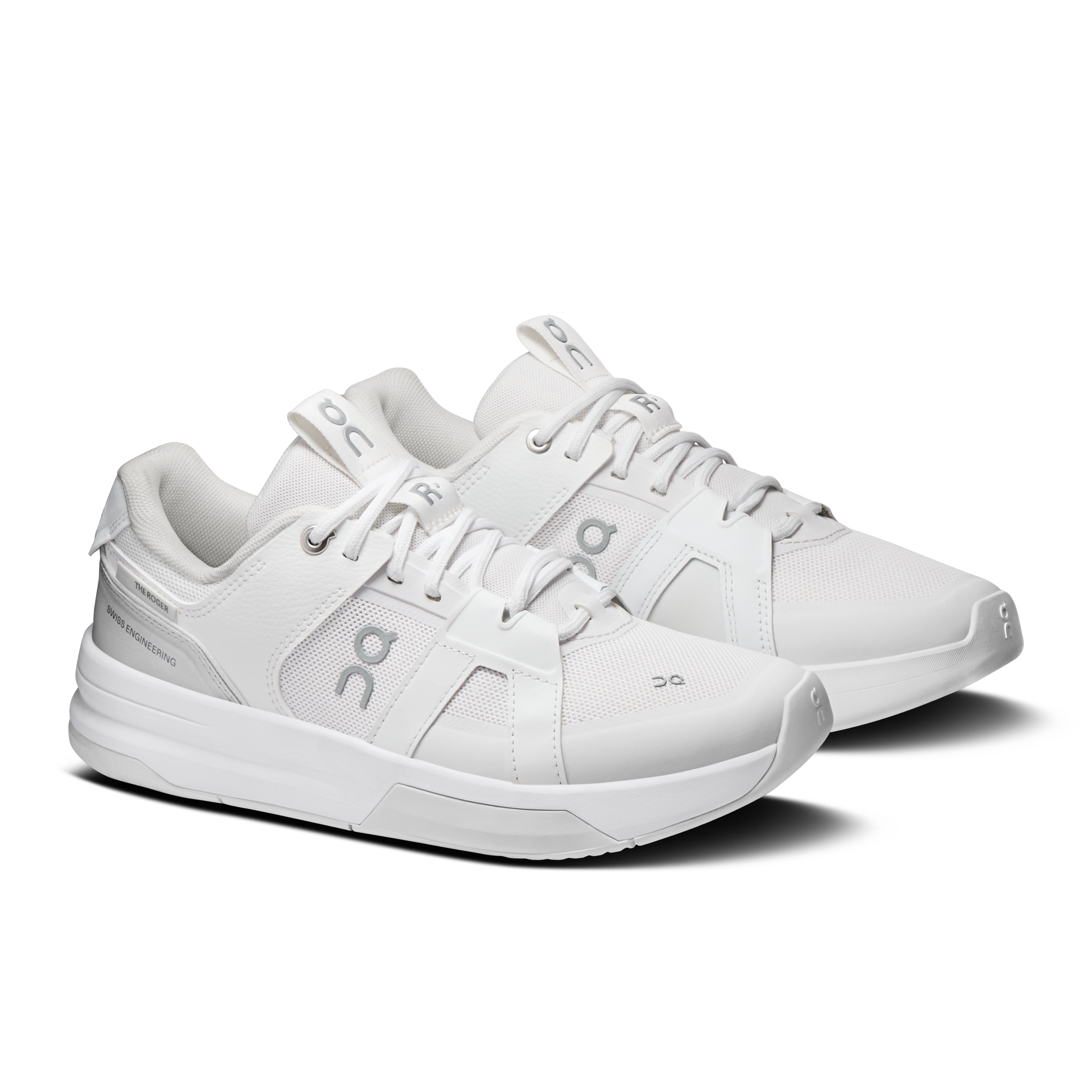 On THE ROGER Clubhouse Pro 2 White & Ivory Women Tennis Shoes