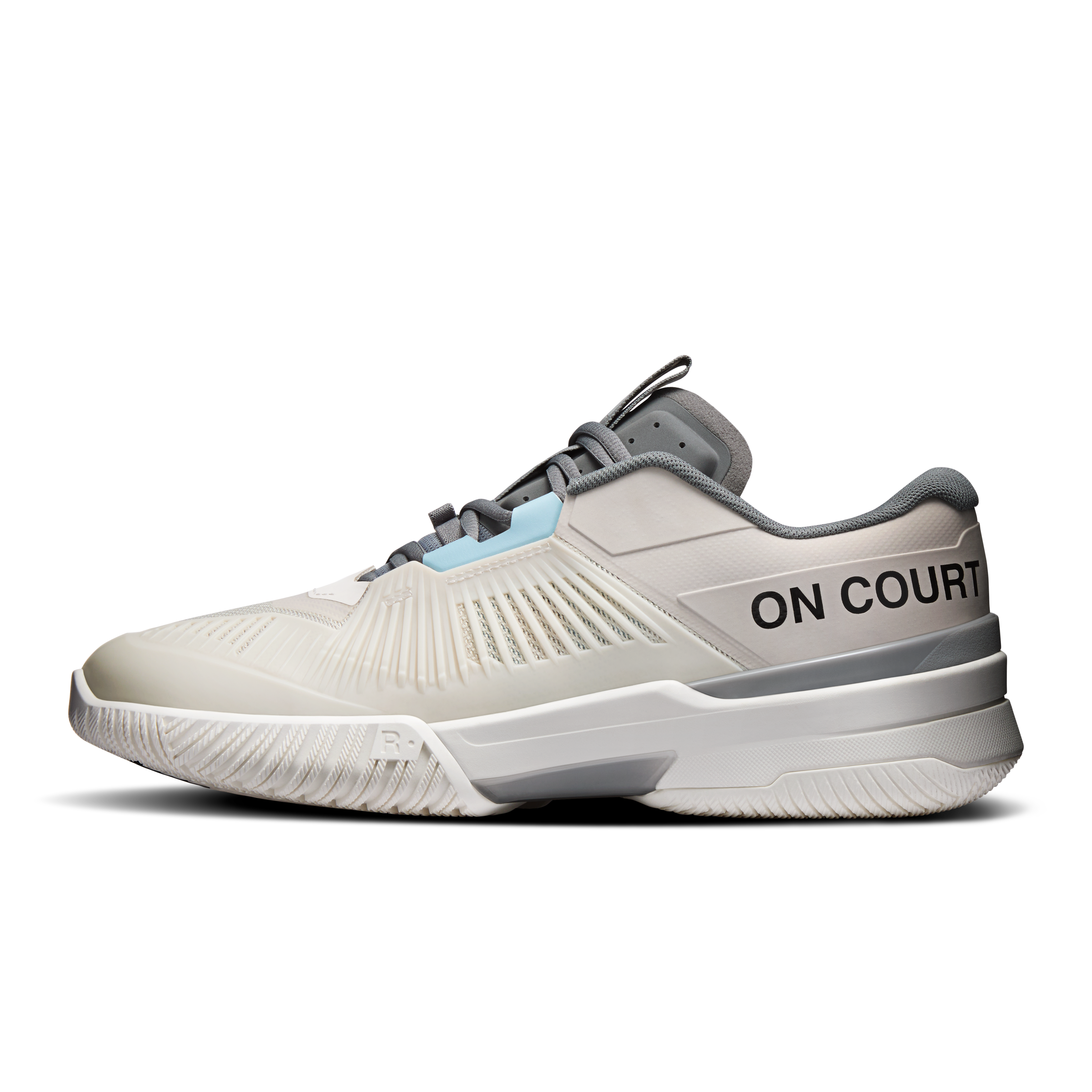 On THE ROGER Pro Fire Pearl & Ivory Men Tennis Shoes