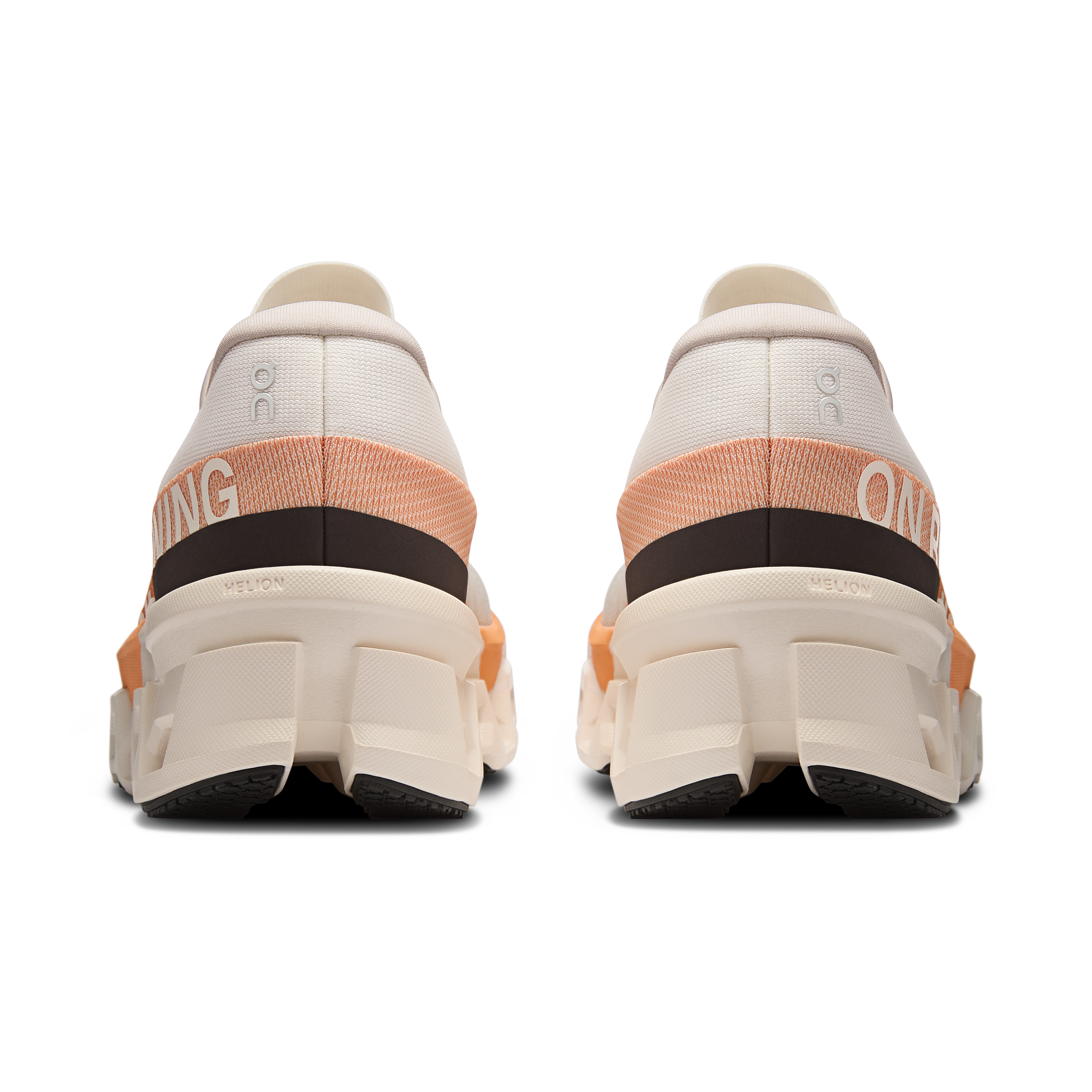 On Cloudmonster 2 Ivory & Tangerine Women Road running Shoes