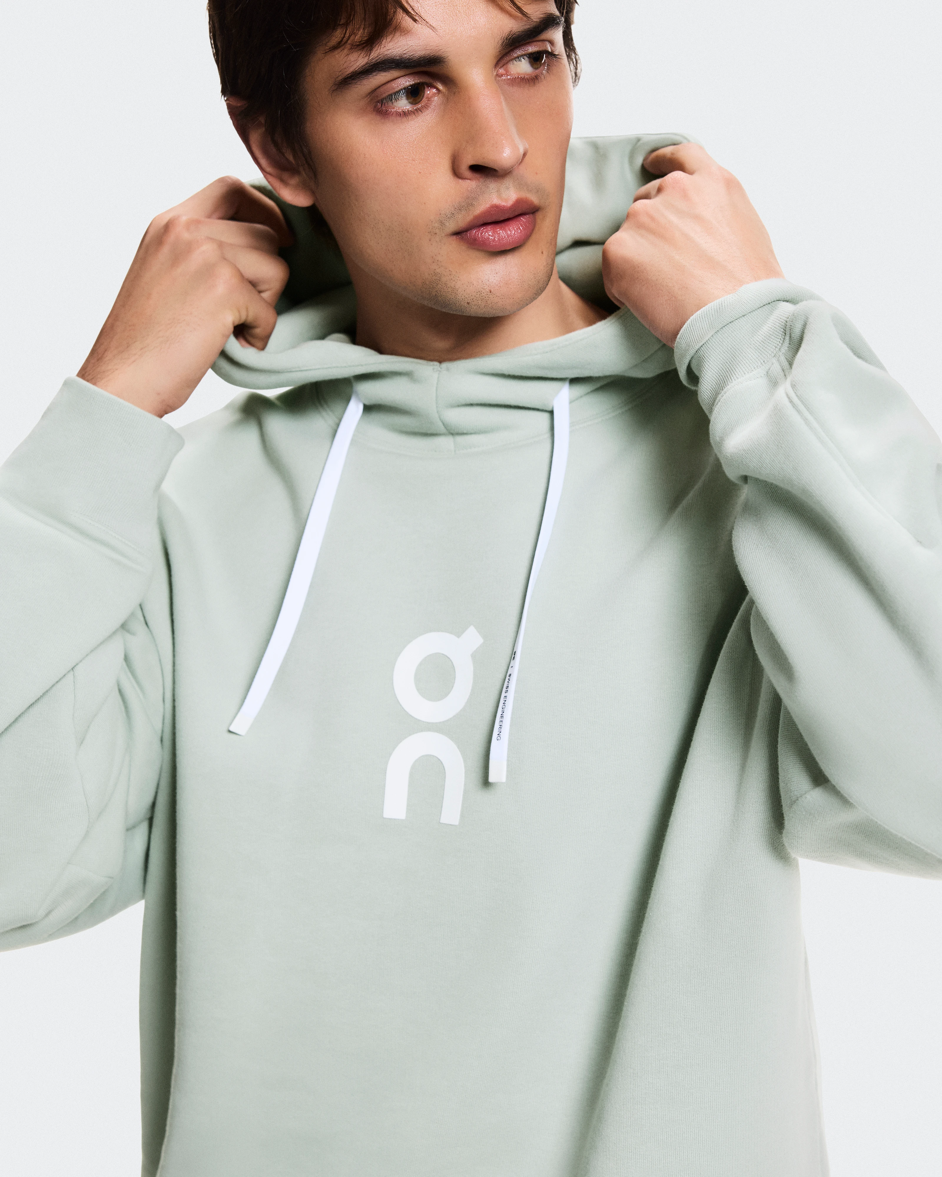 On Club Hoodie Mineral Men Hoodies and sweatshirts
