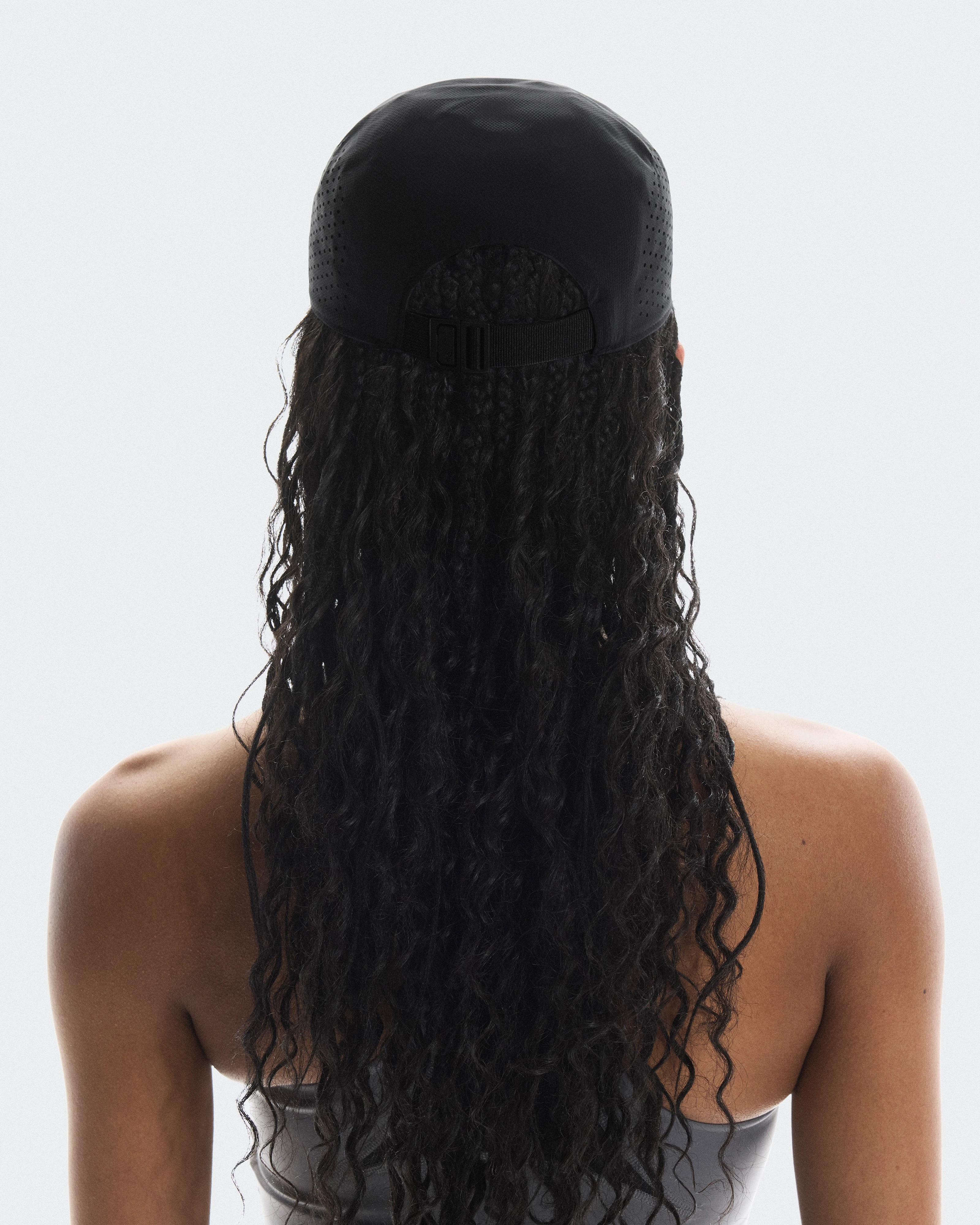 On Lightweight Cap Black Unisex Headwear
