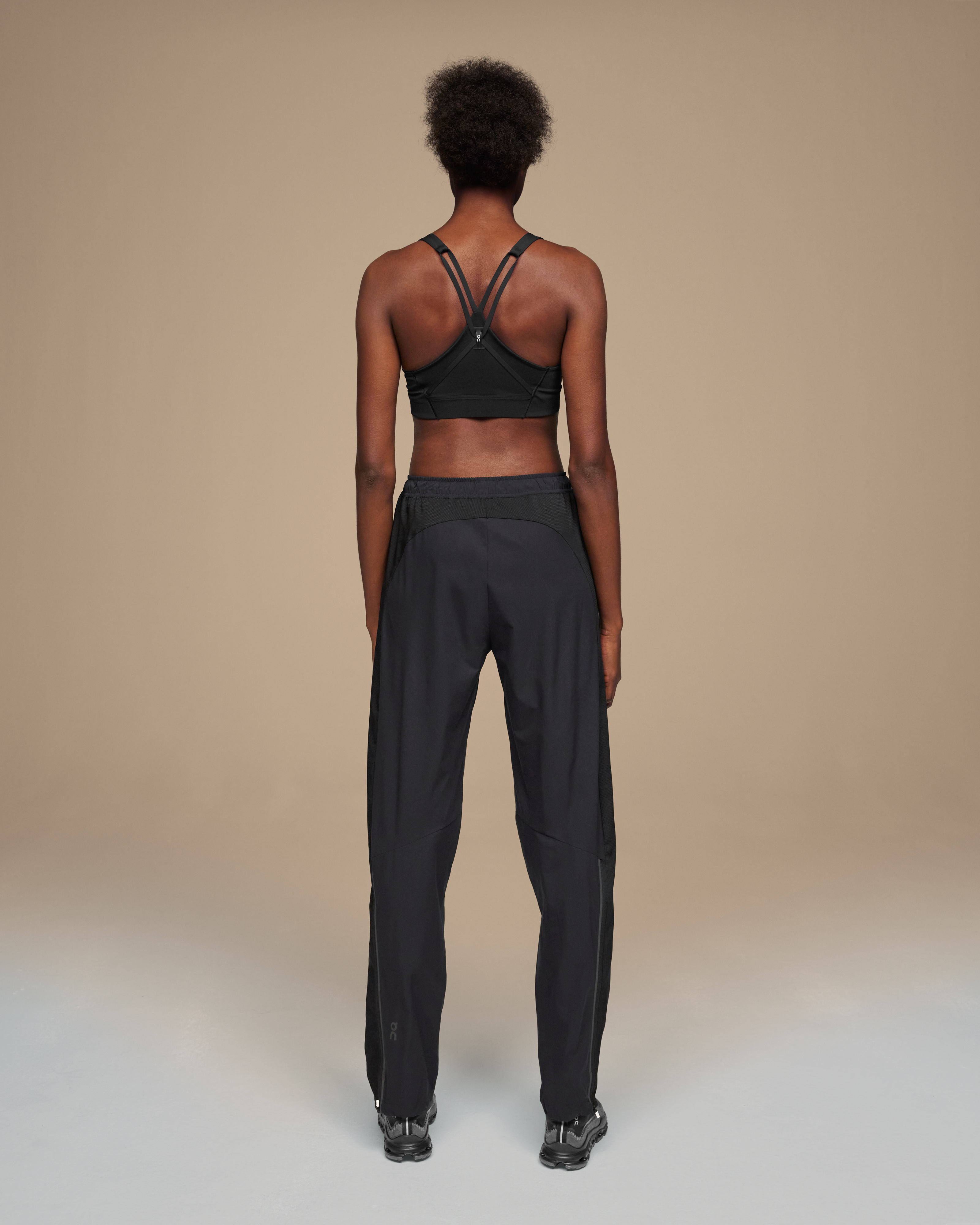 Courtside Track Pant, Women's Black Straight-Leg Pants
