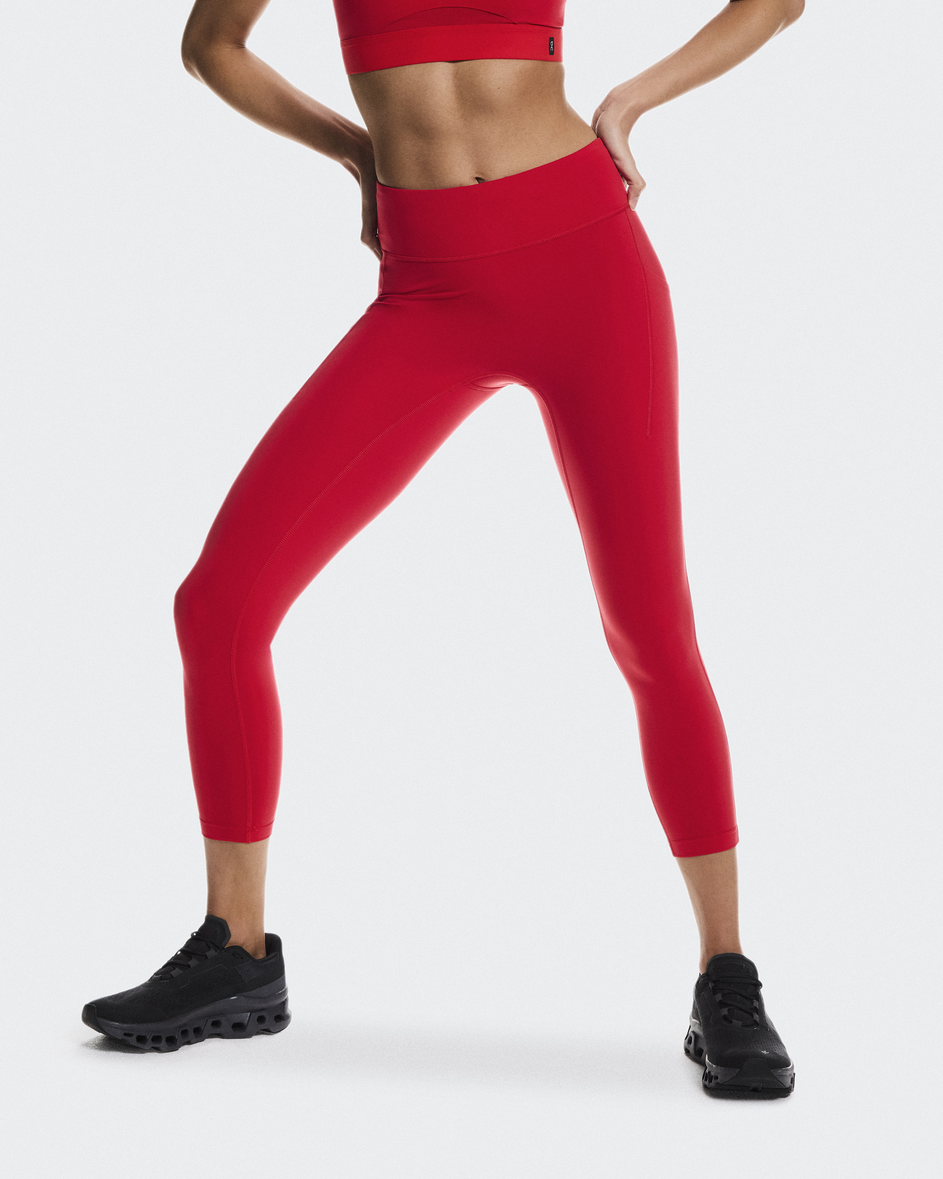 Women's Performance Tights 7/8 | Red | On United States