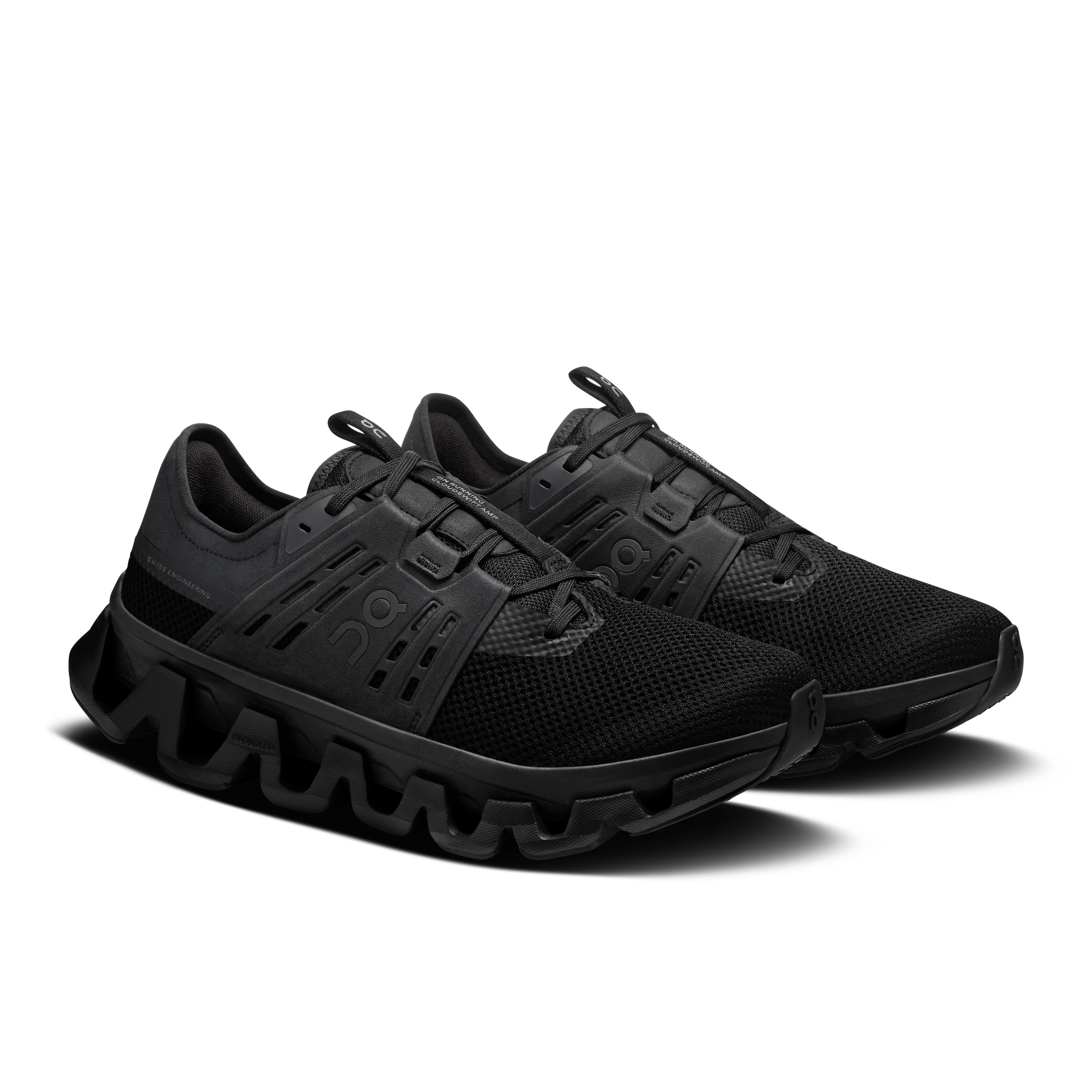 On Cloudswift Amp Black & Black メンズ ロードランニング シューズ