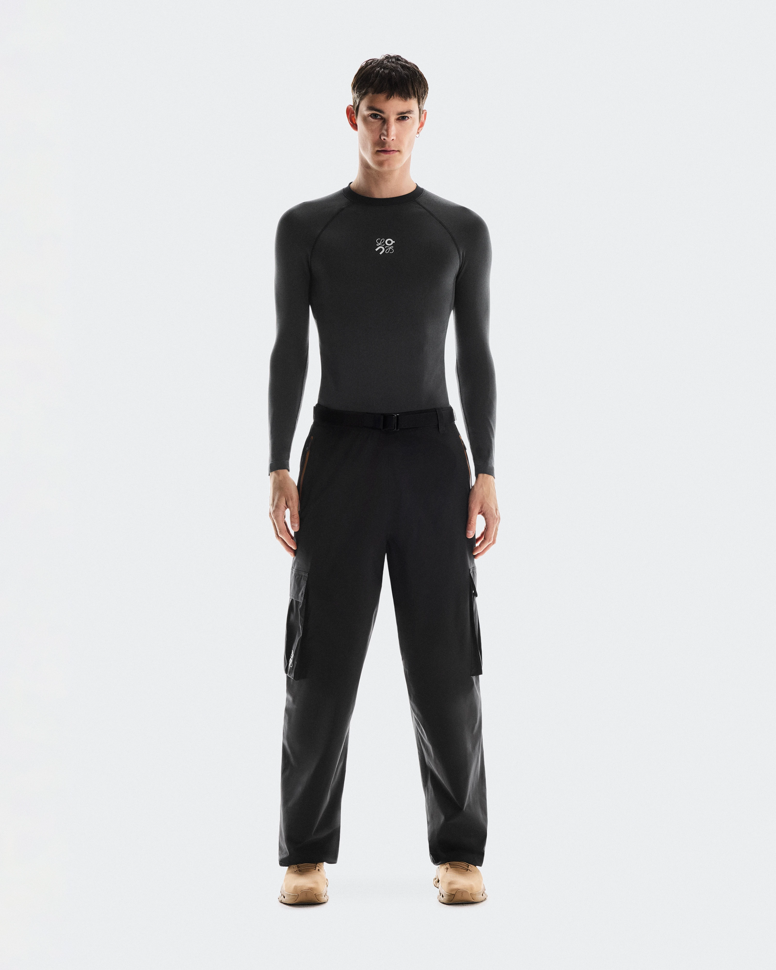 On Cargo Trousers LOEWE Black Men Pants