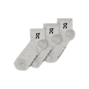 Logo Sock Mid 3P in Heather Gray