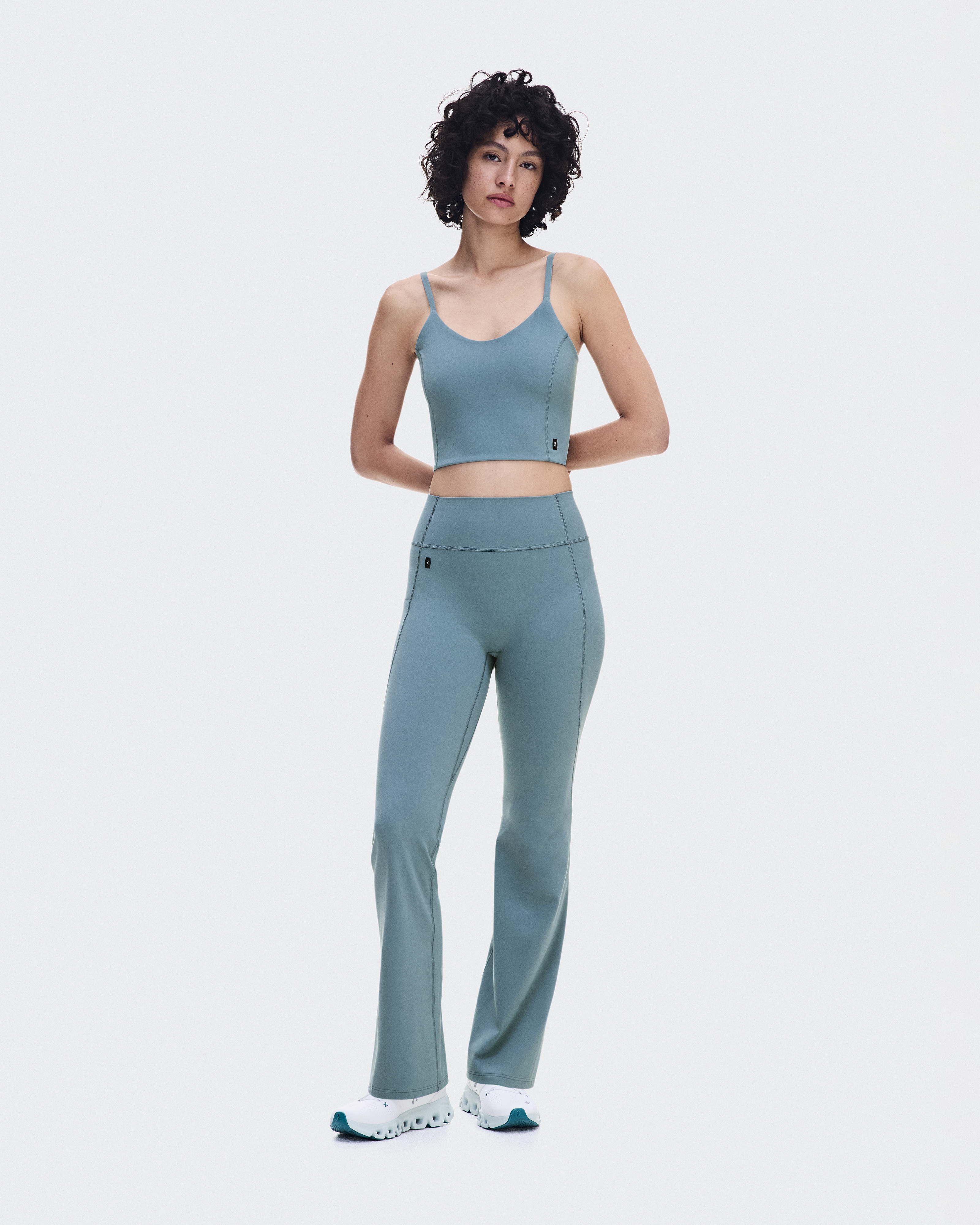 Studio Flared Pants 30" in Agave