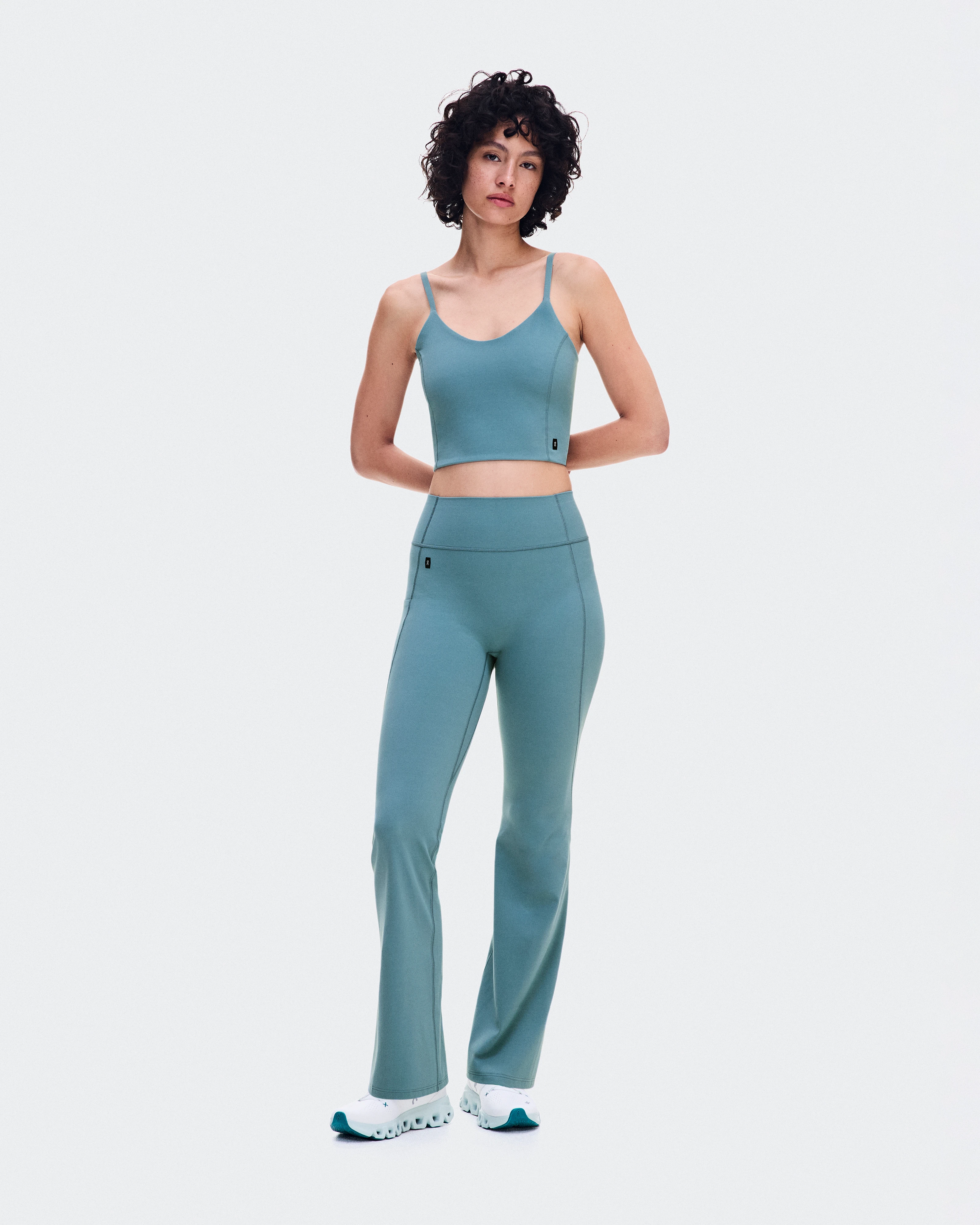 On Studio Flared Pants 30" Agave Women Pants