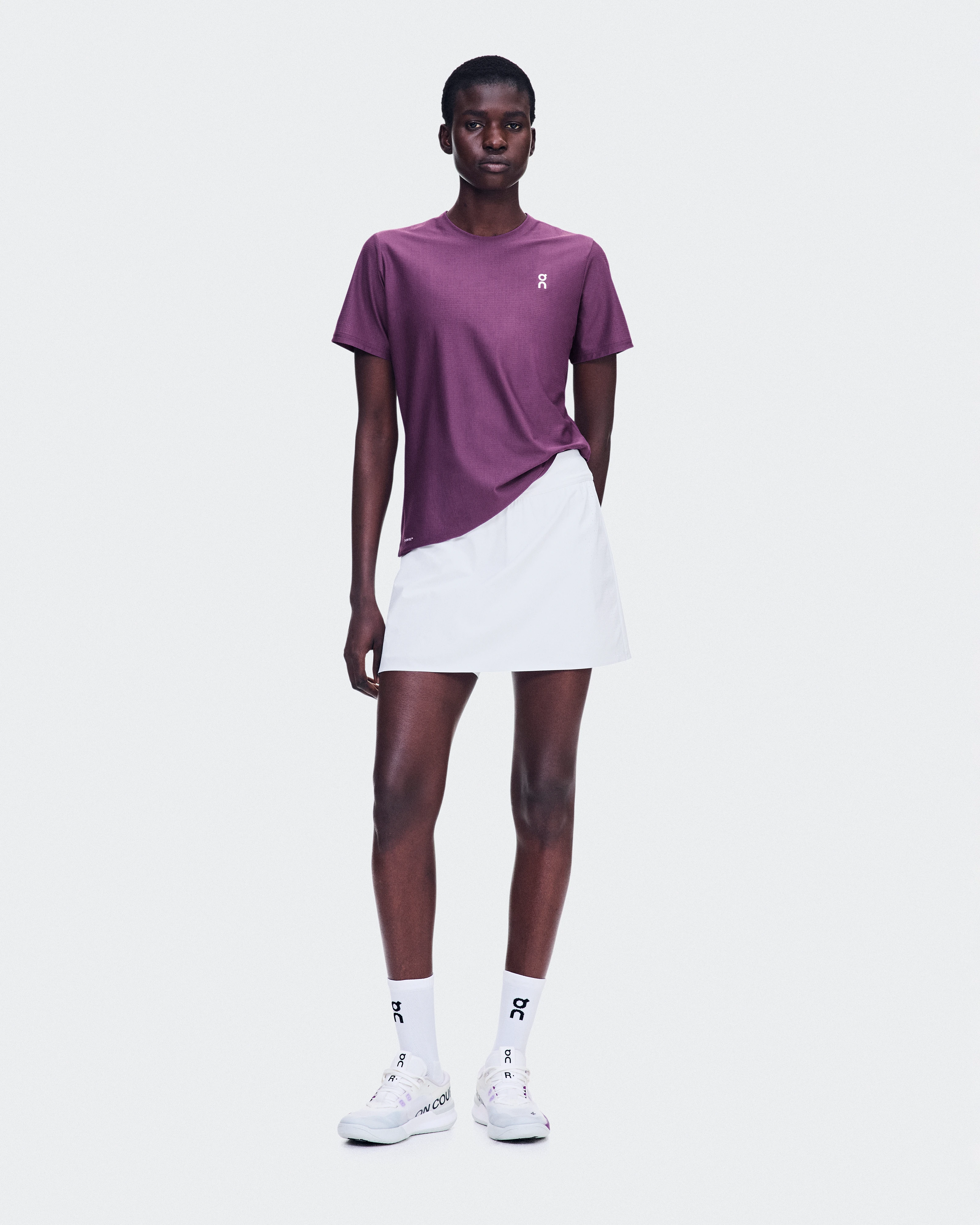 On Court-T Cassis Women Tops and t-shirts
