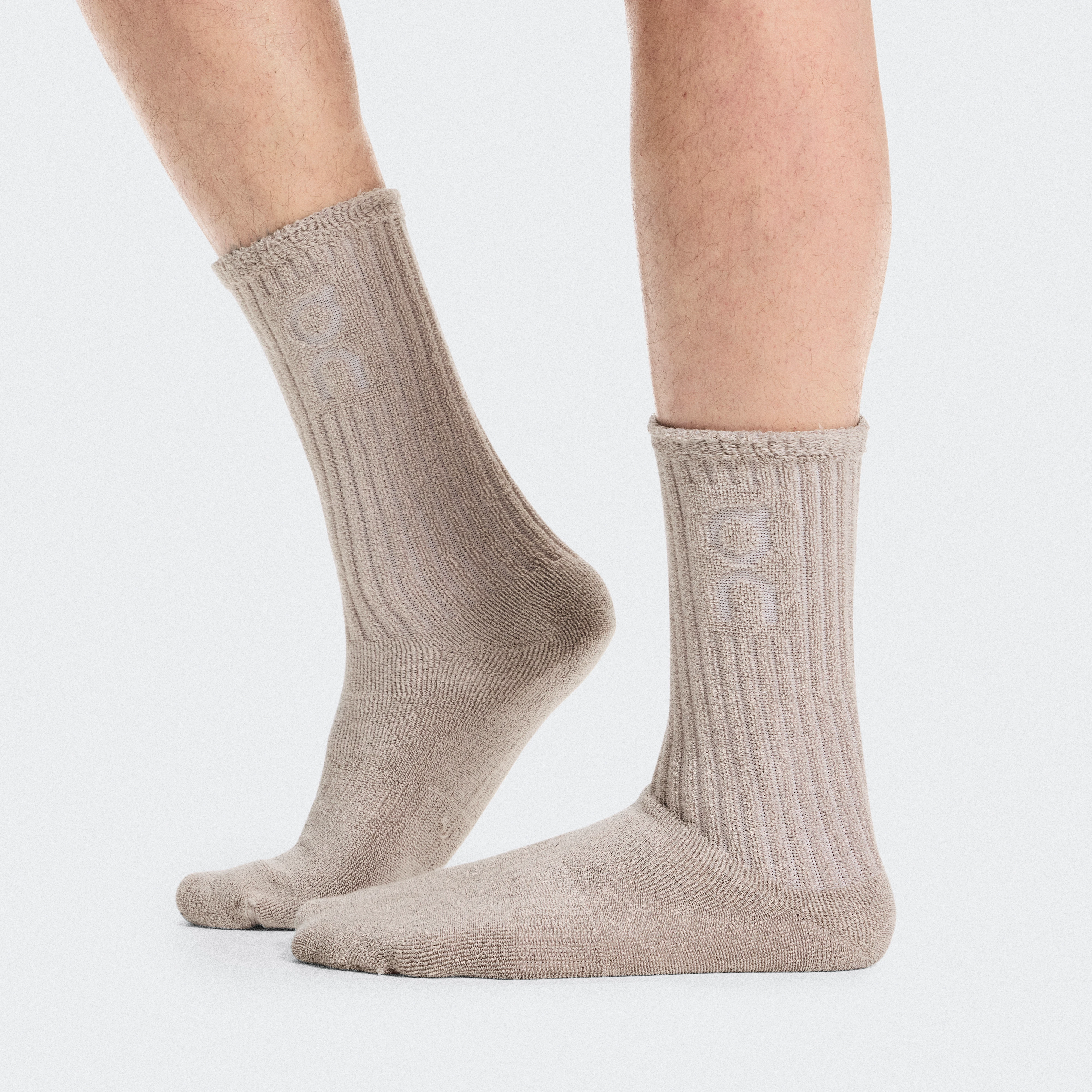 On Terry Sock High Grey Unisex Unisex – All-day wear, super-soft, arch-support Socks