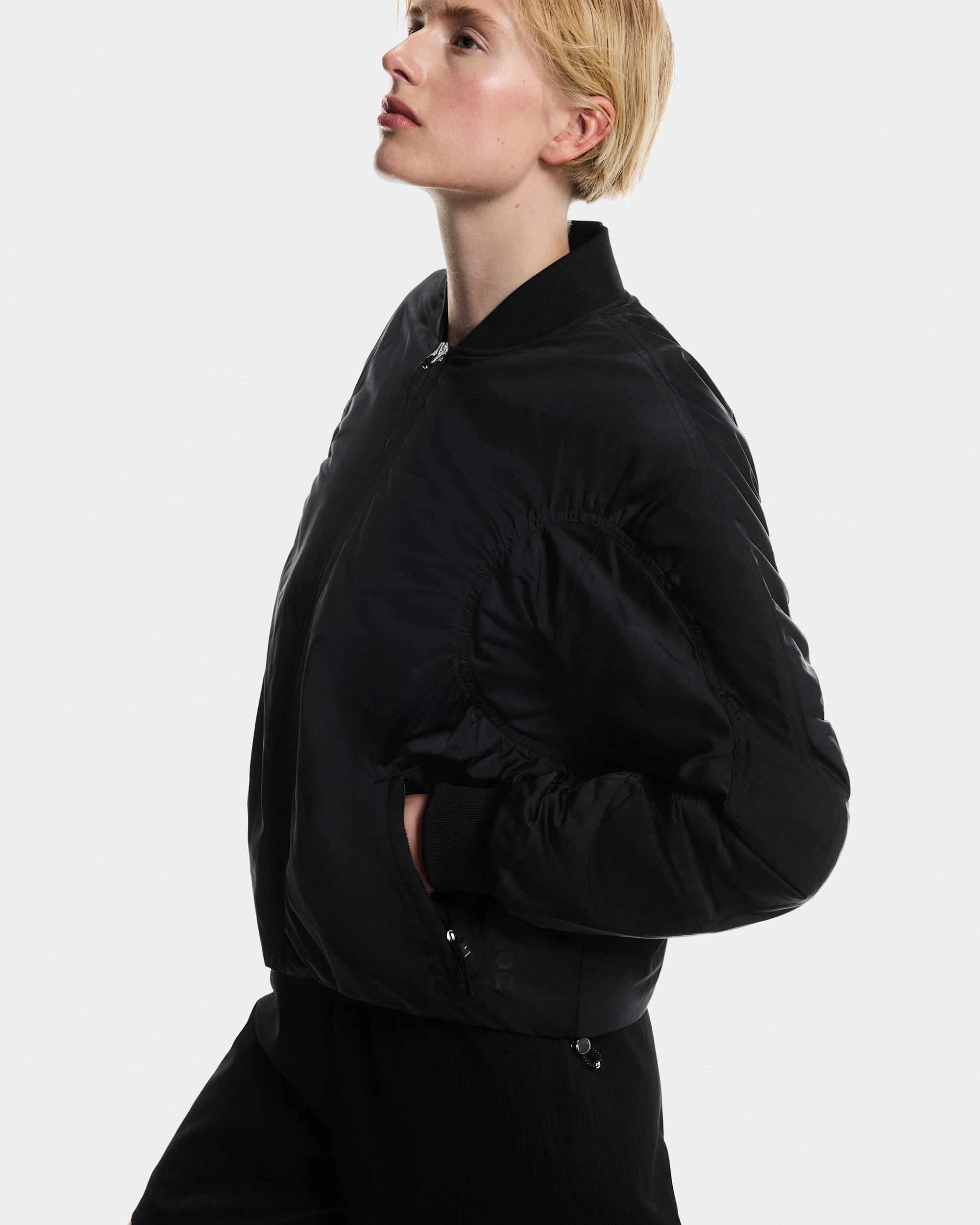 Women's Bomber Jacket Black - thumbnail 7