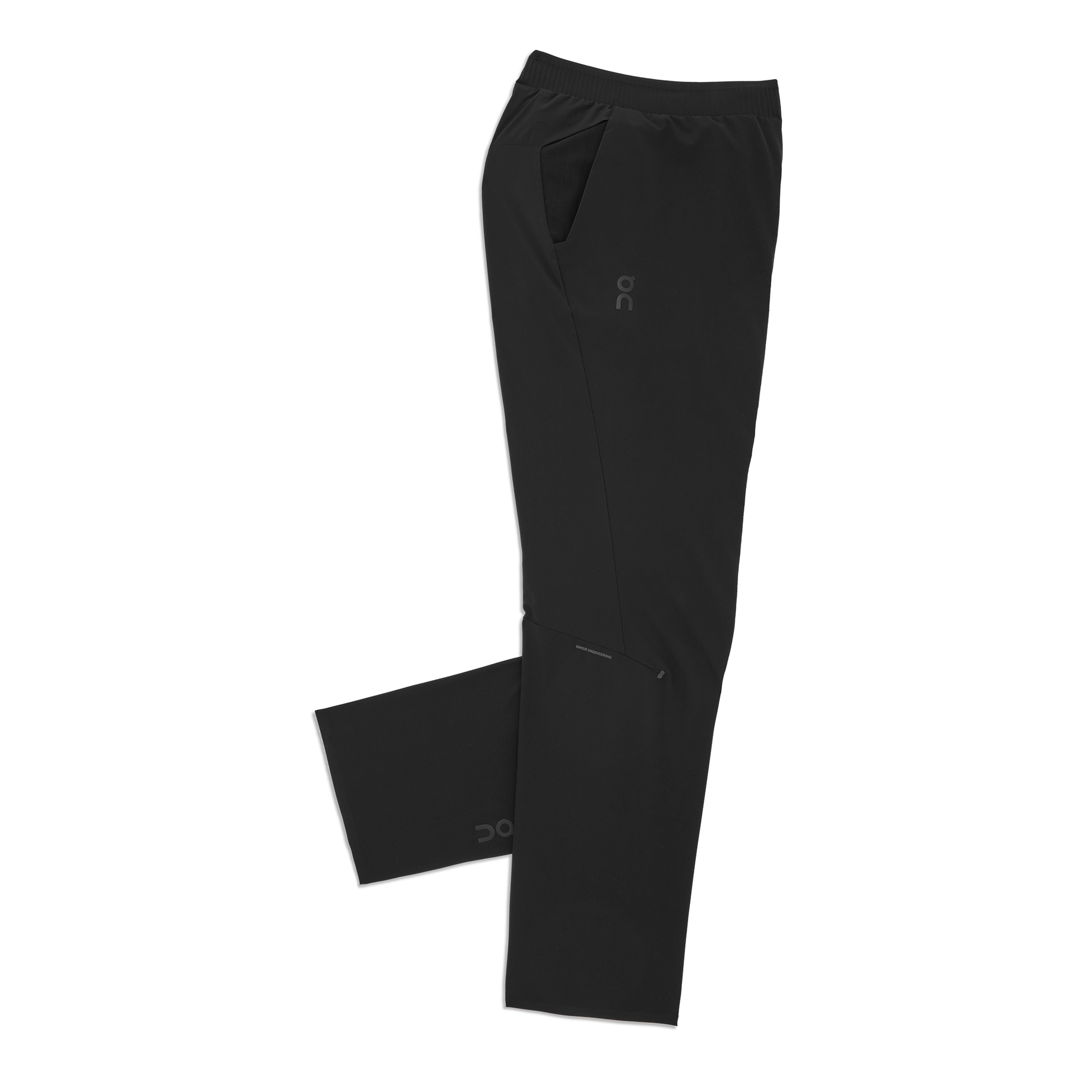 DynamicFlex Men's Black 4-Way Lycra Track Pants: Unleash Your Movemen