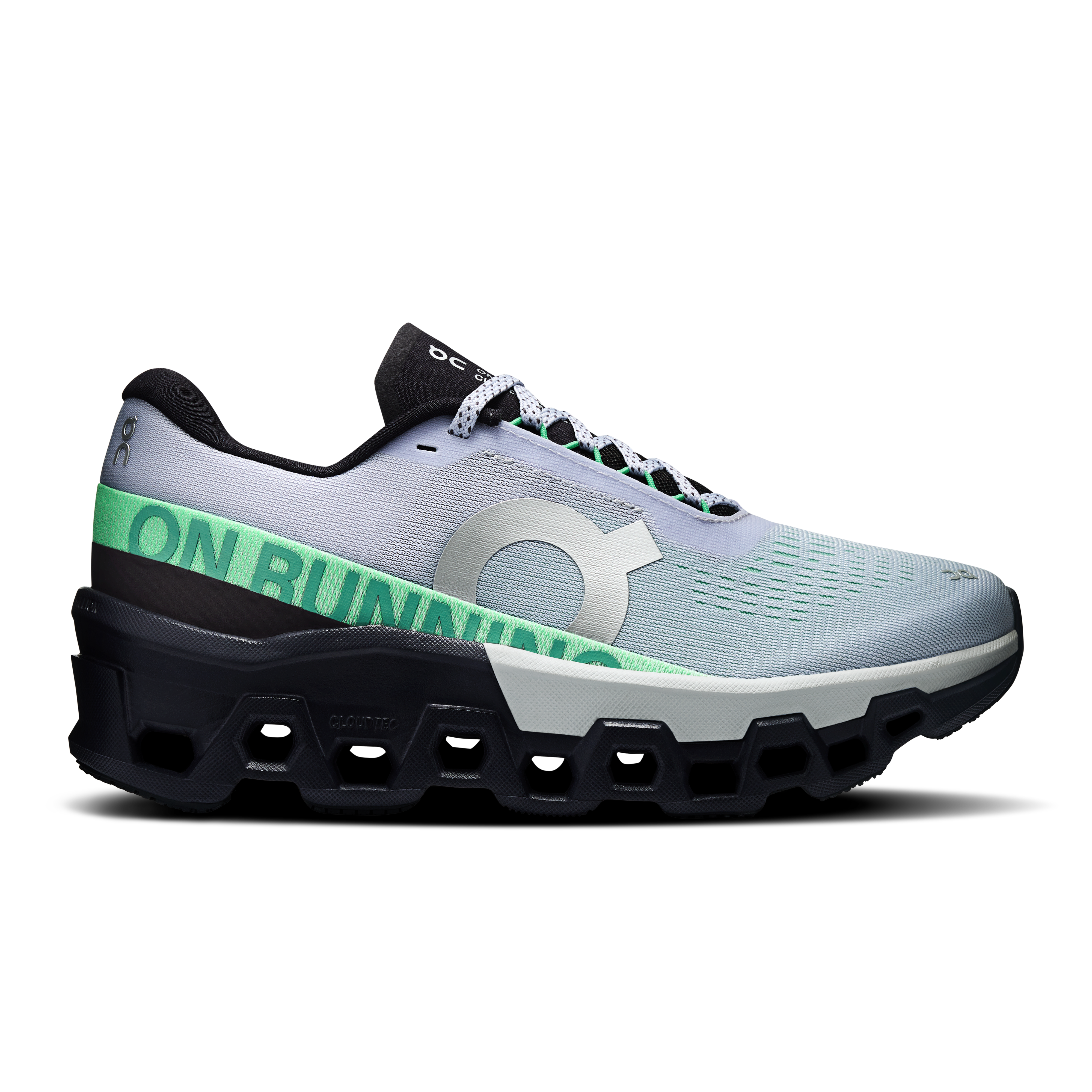On Cloudmonster 2 Grey Blue Women Women – Road running, long runs, maximum cushioning Shoes