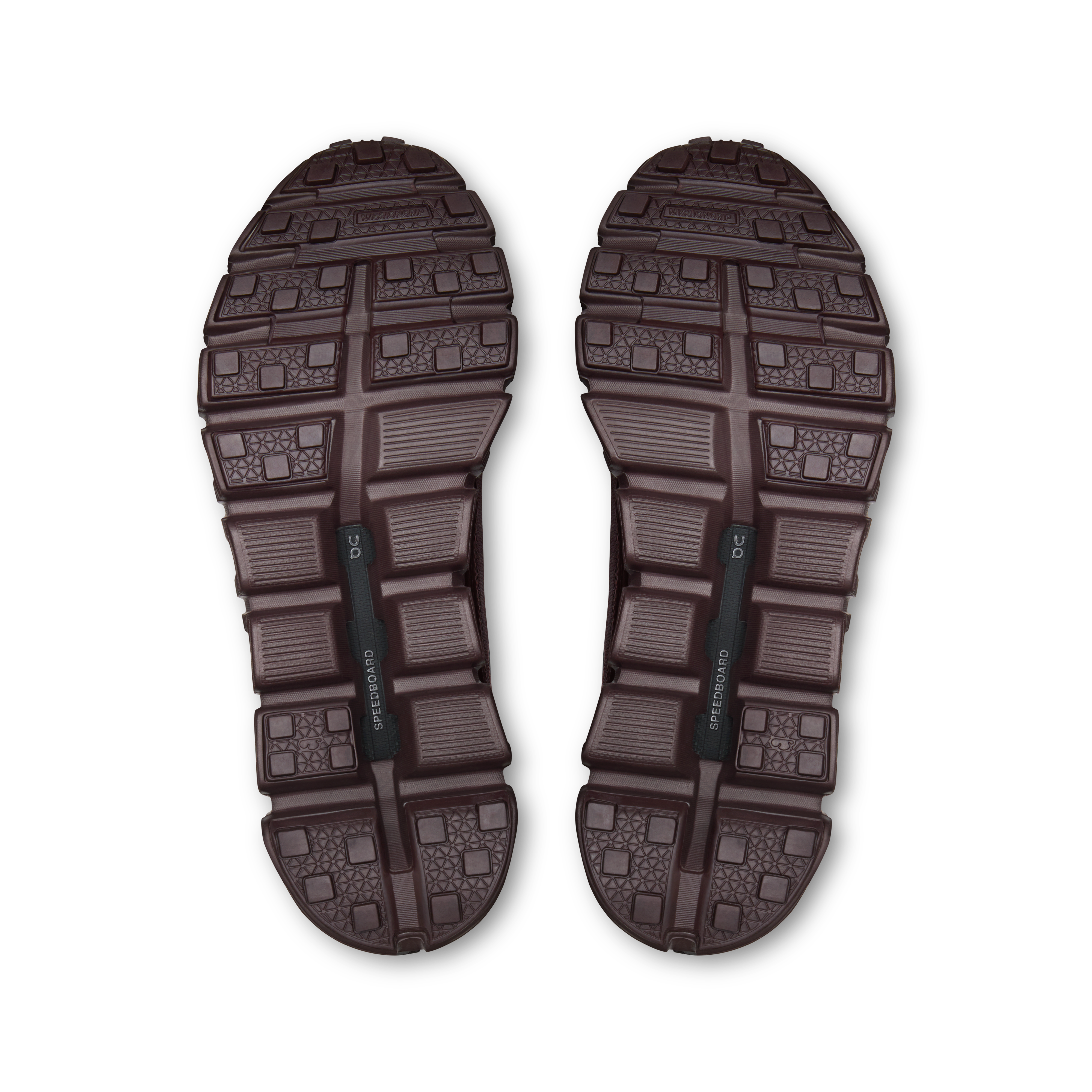On Cloud 6 Geo Waterproof Black & Tyrian Women Active life Shoes