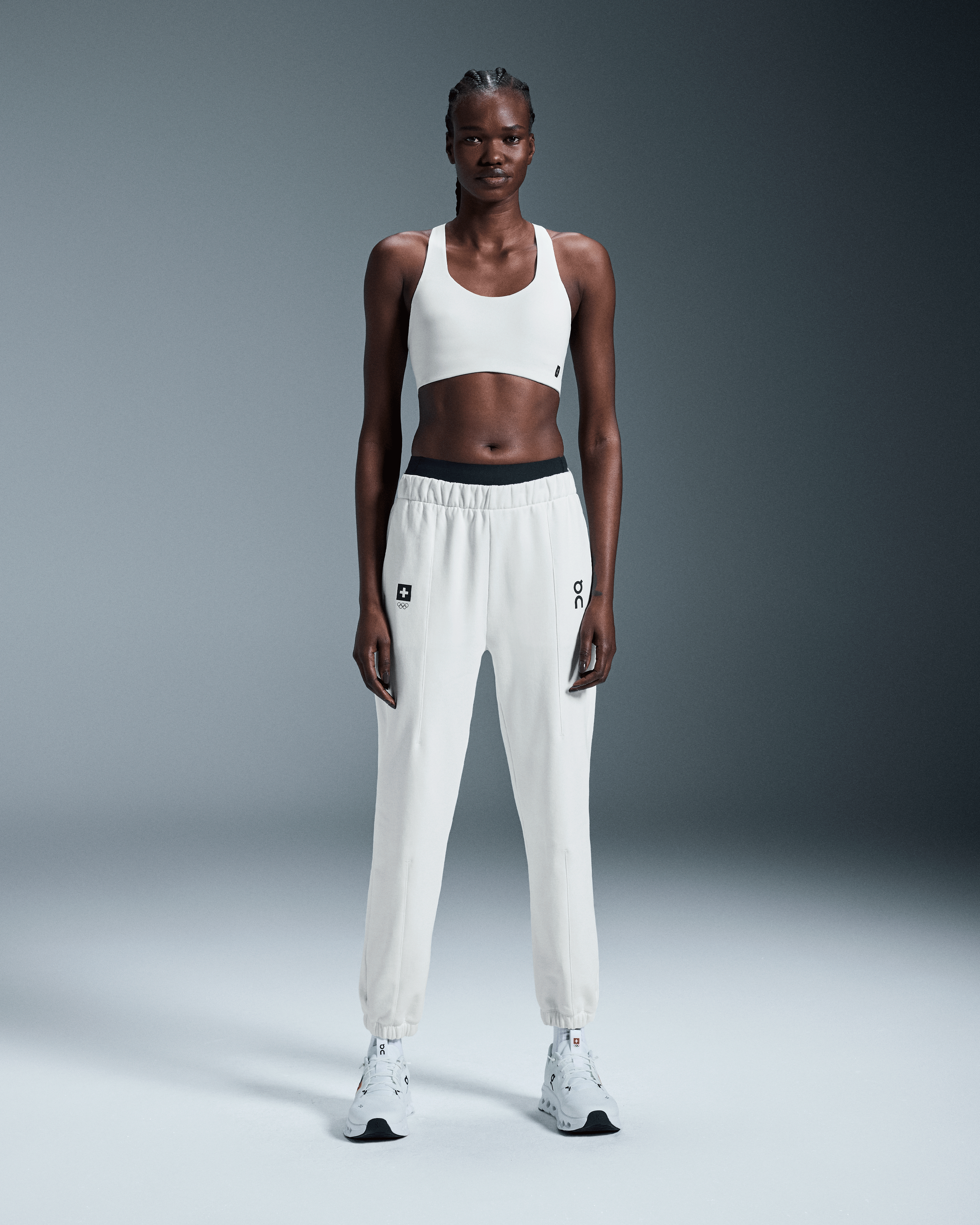 On Swiss Olympic Active Bra Undyed-White Women Bras