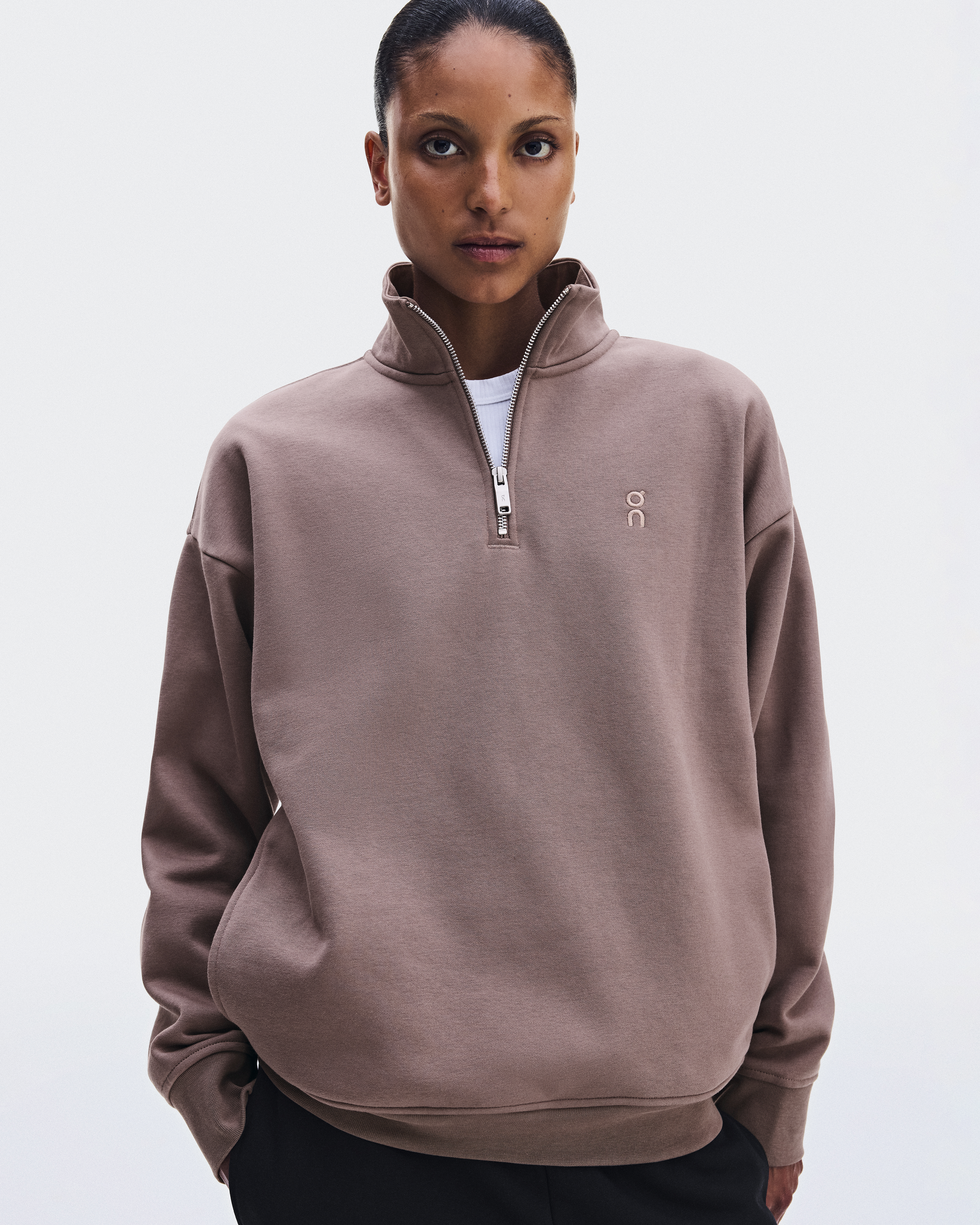 Women's Club Collective 1/4 Zip | Brown | On United States