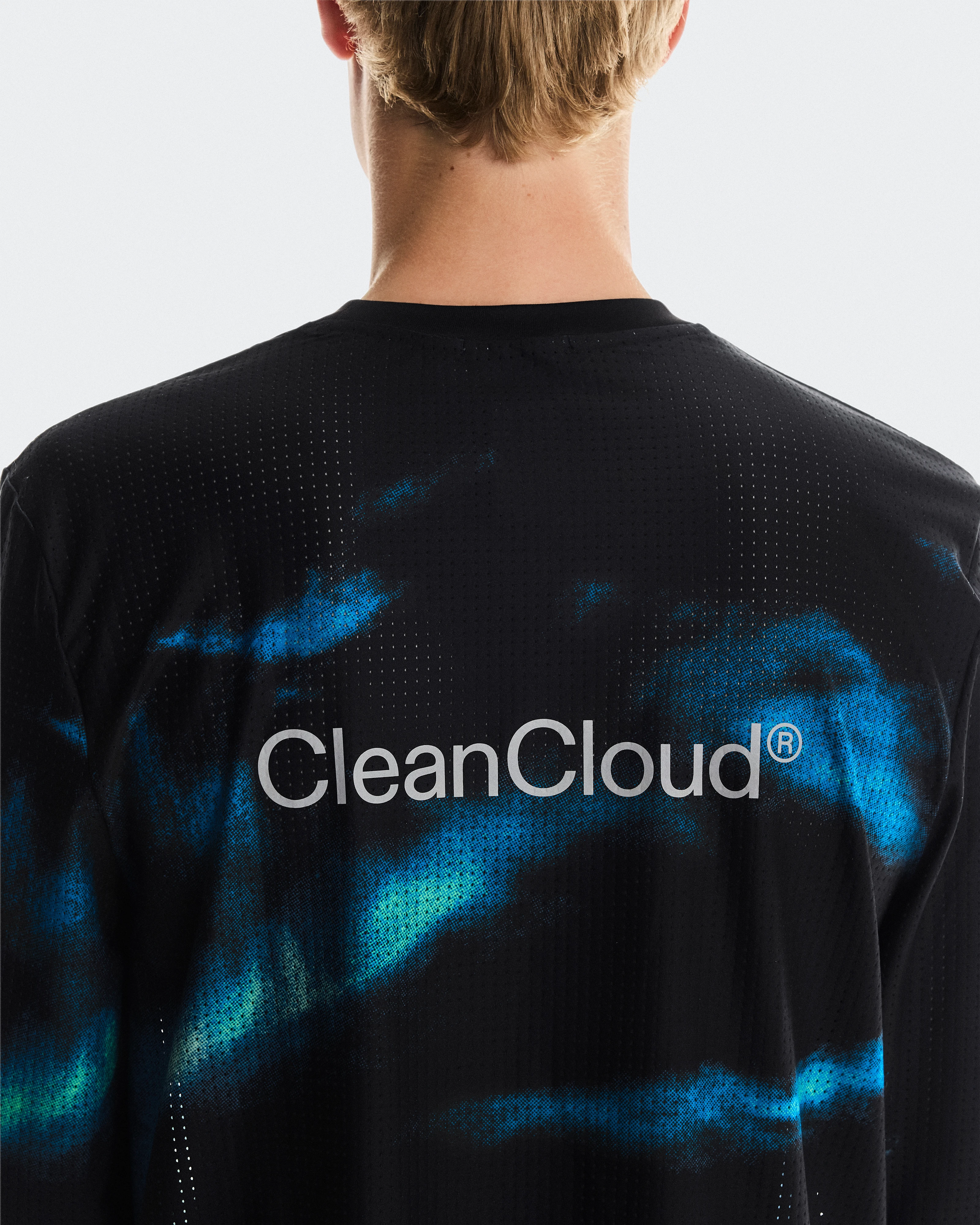 On Pace Mesh Long-T Black & Horizon Men Tops and t-shirts
