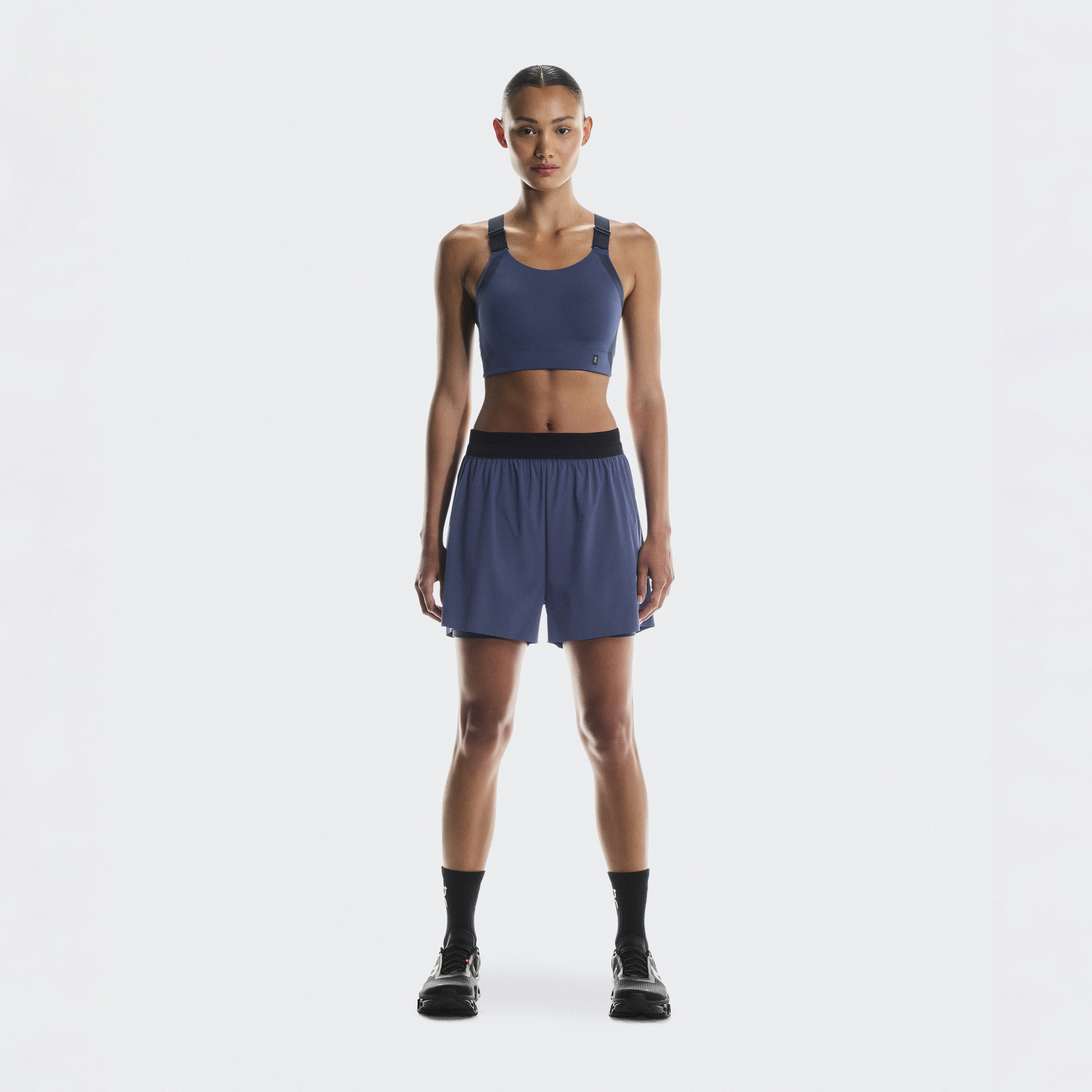 3" Performance 2/1 Shorts in Acai Black