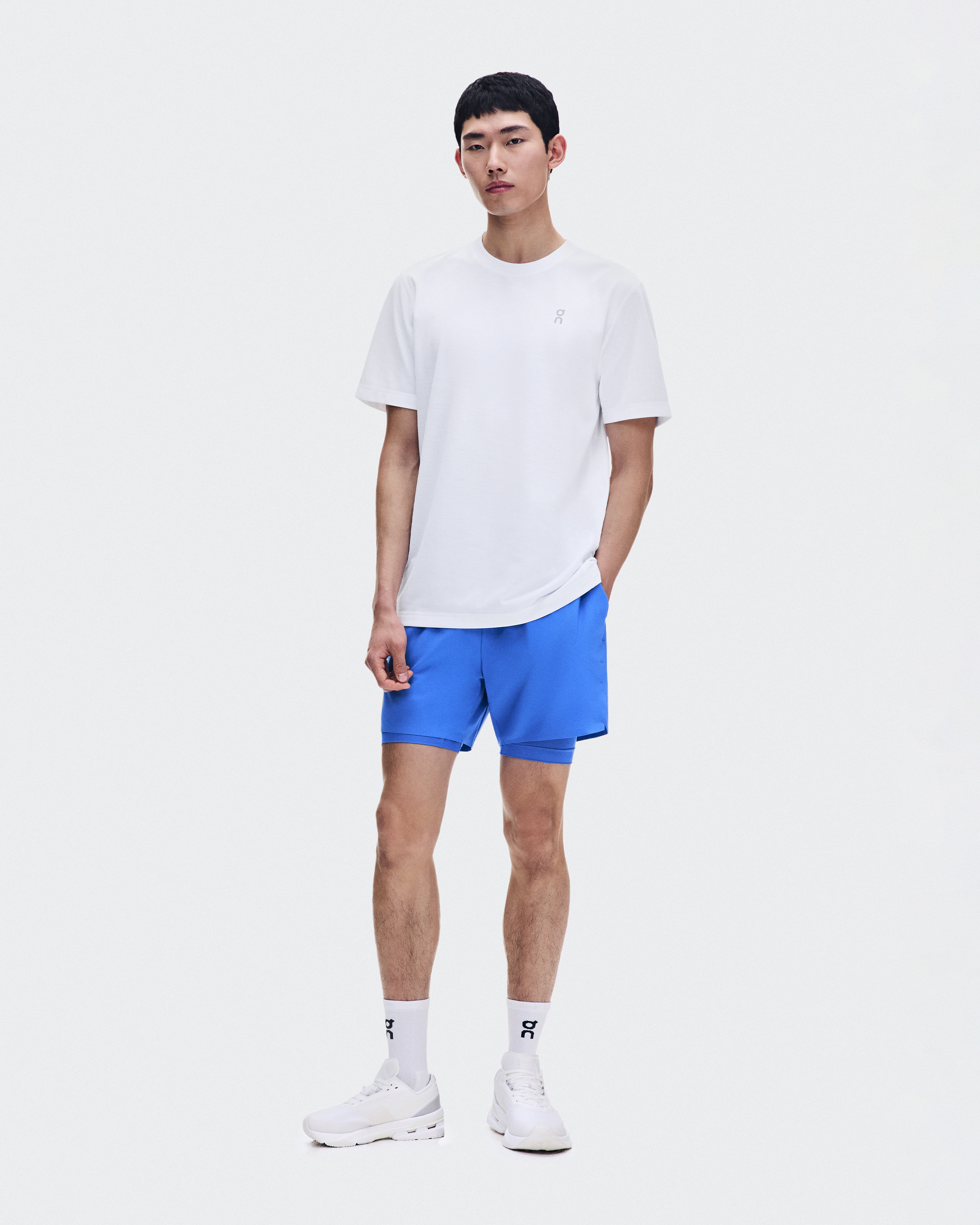 Train 2-in-1 Shorts in Jay