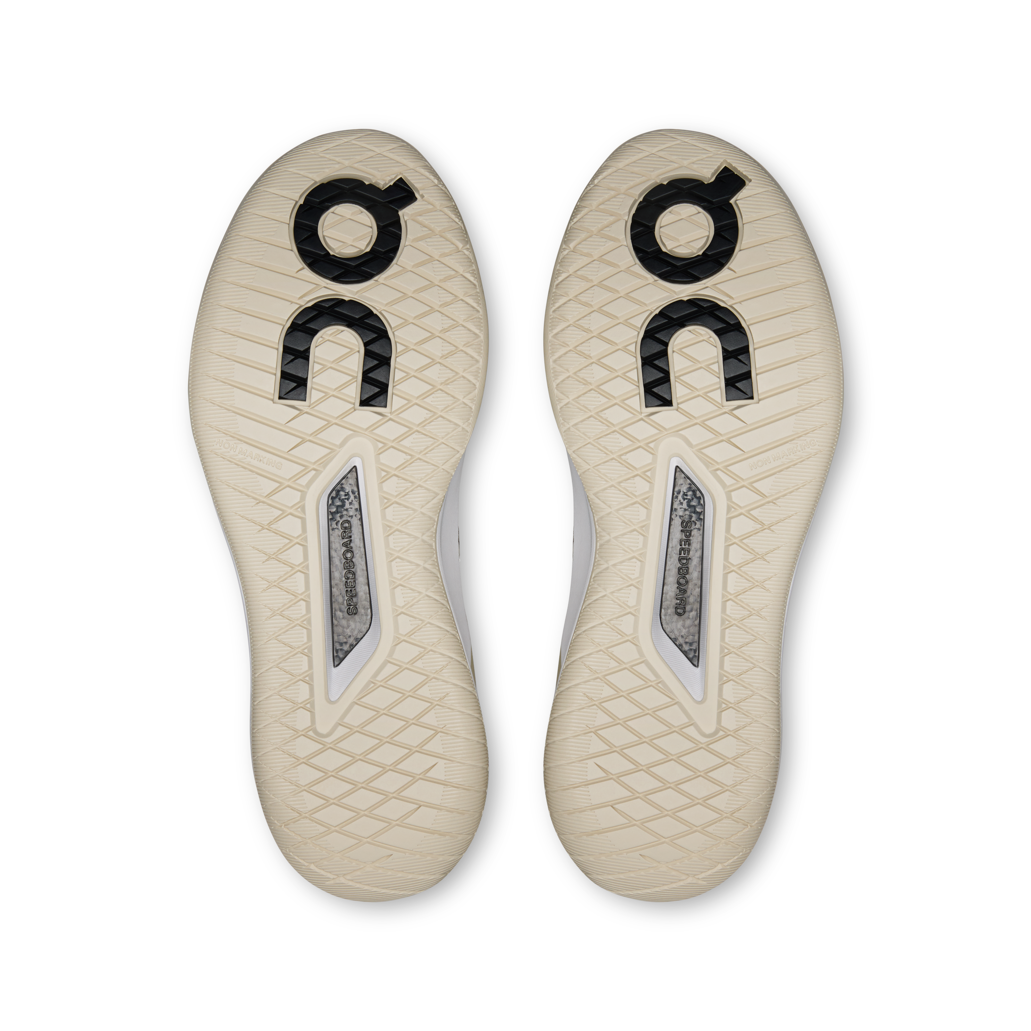 On THE ROGER Pro 3 Ivory & Wash Women Tennis Shoes