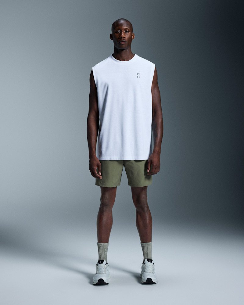 On Men's 7" Core Shorts in Taiga, Size: XS, Polyester