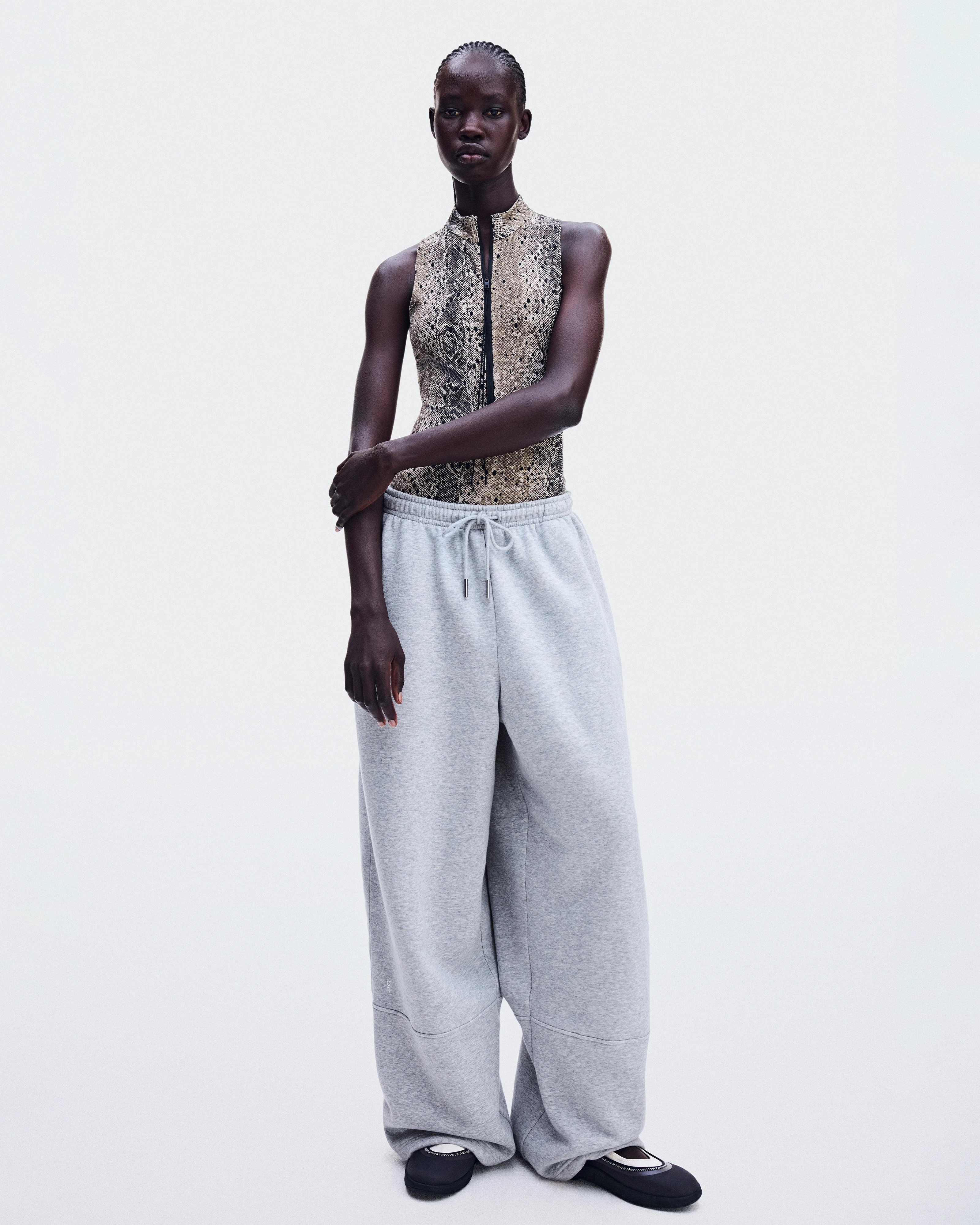 On Oversized Sweatpants Alloy Heather Women Pants