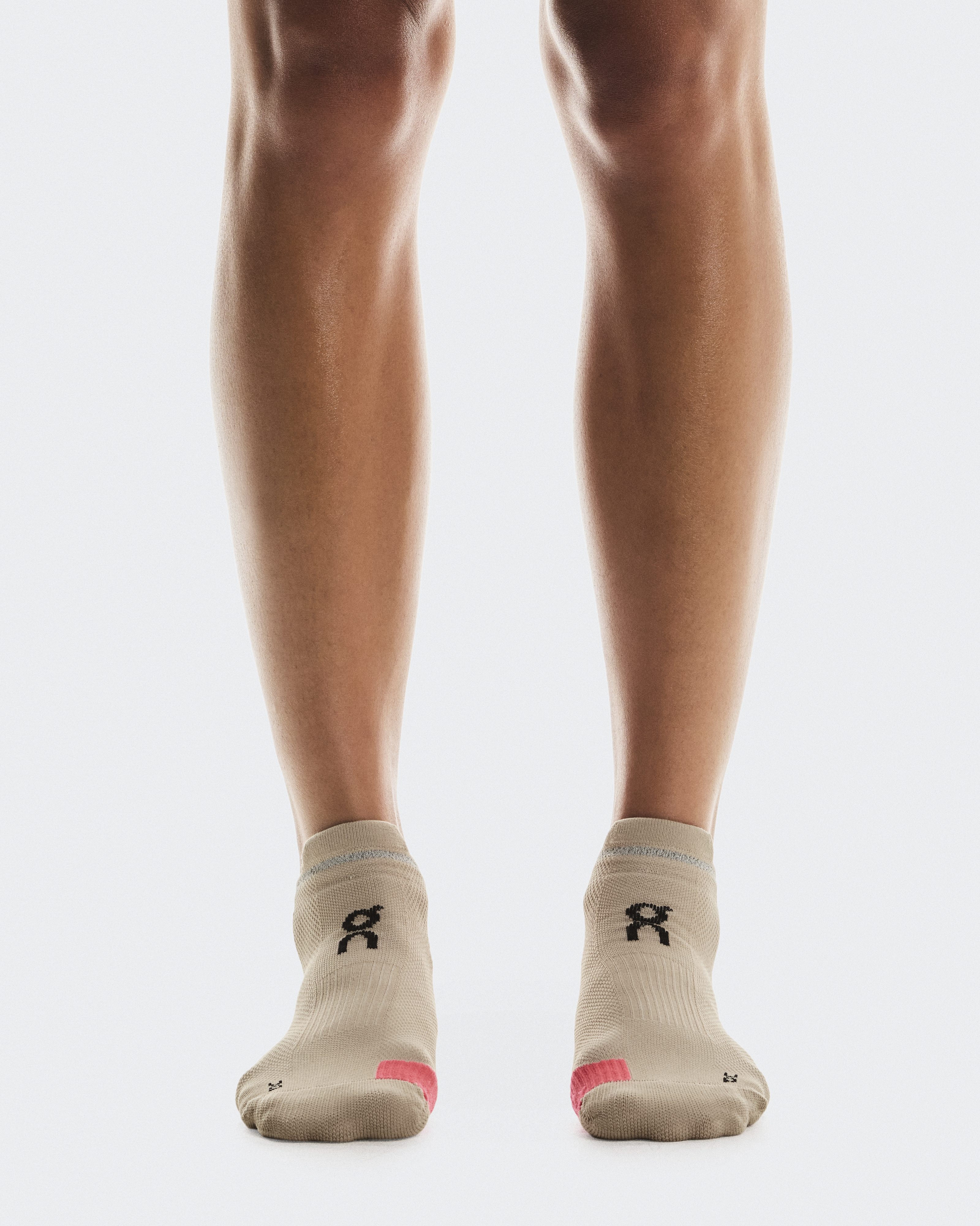 On Performance Run Sock Low, Desert/Pink, unisex