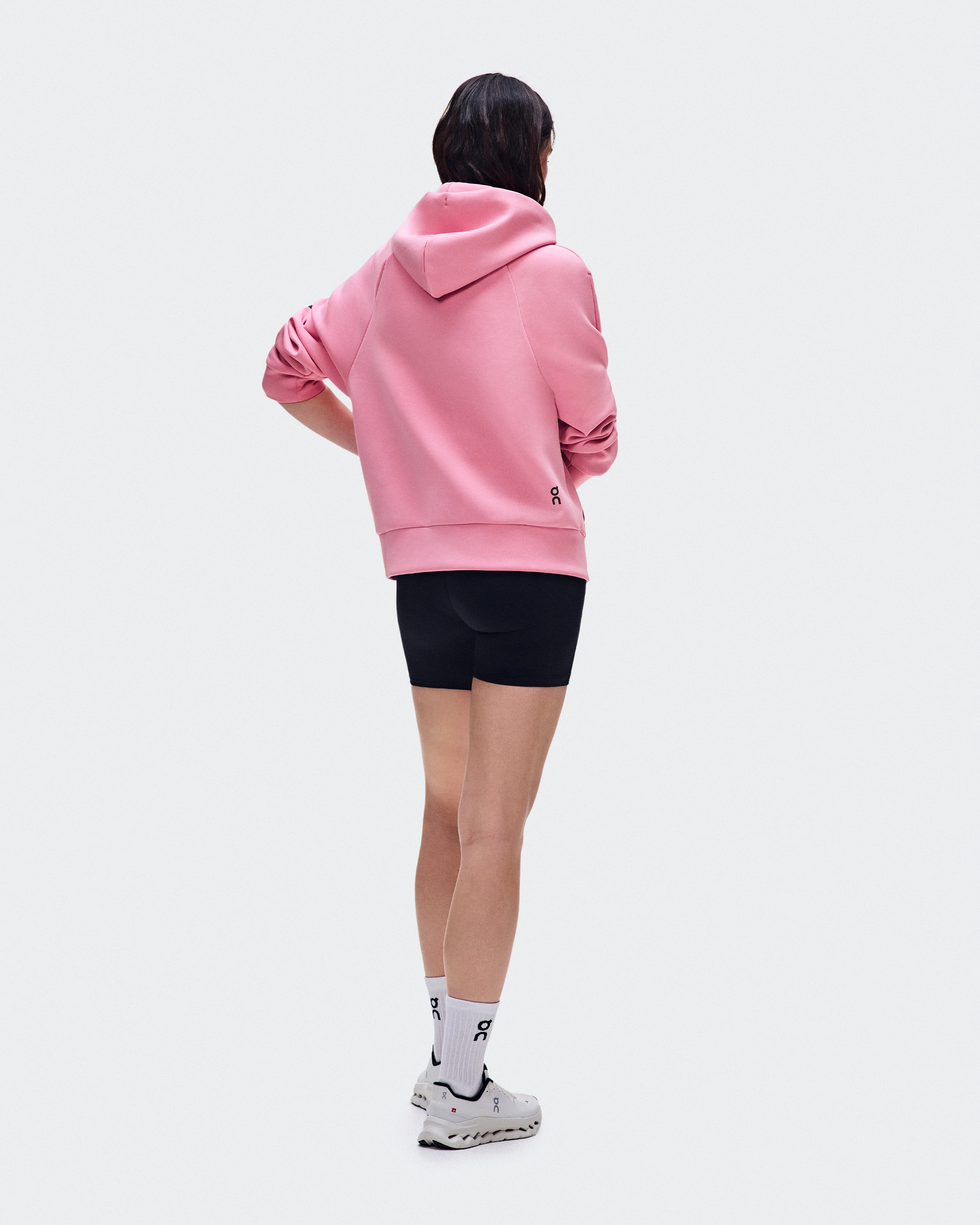 On Focus Tech Zip Hoodie Magnolia Women Hoodies and sweatshirts