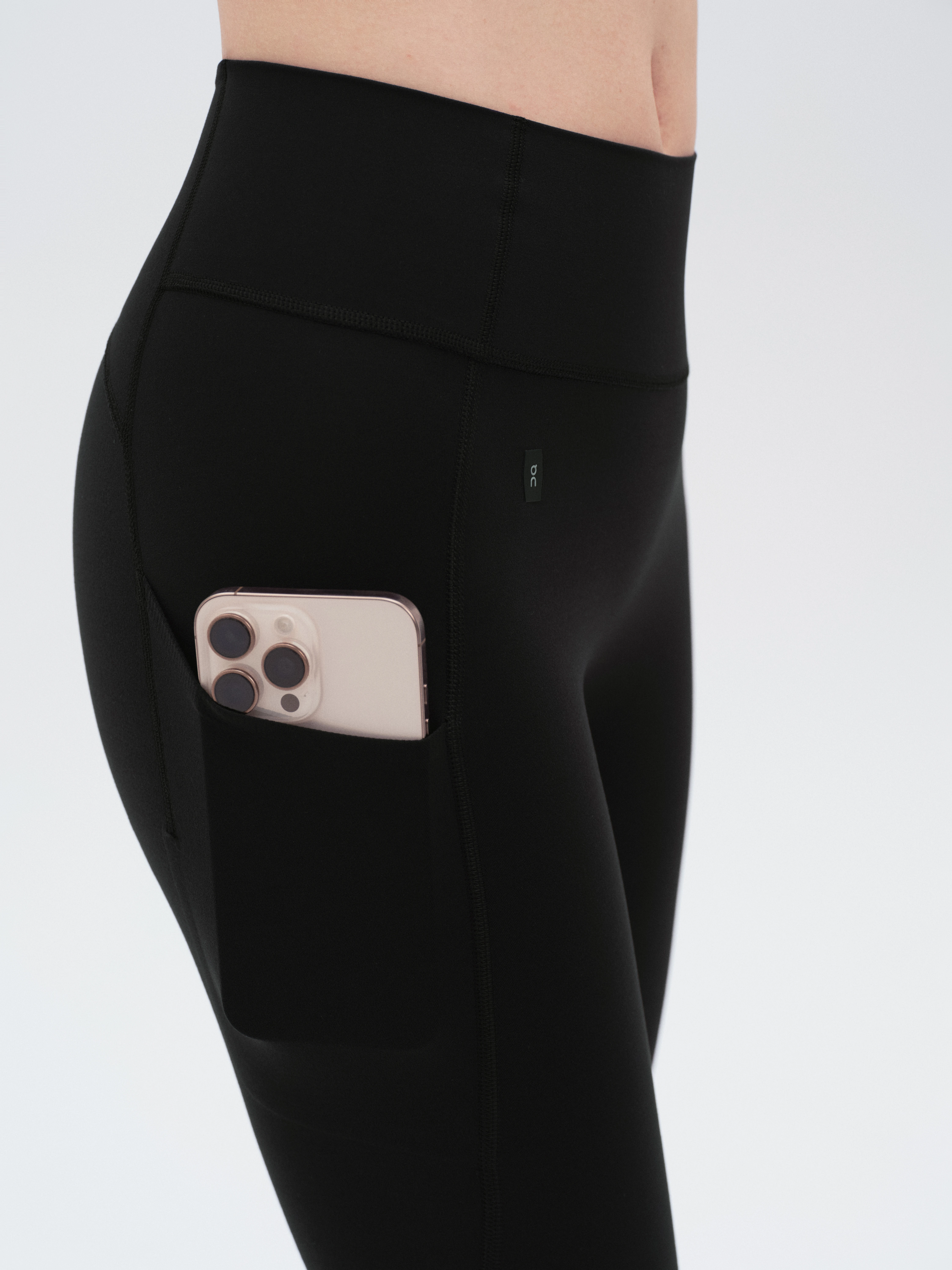 On Studio Leggings 7/8 A 24" Black 여성 타이츠