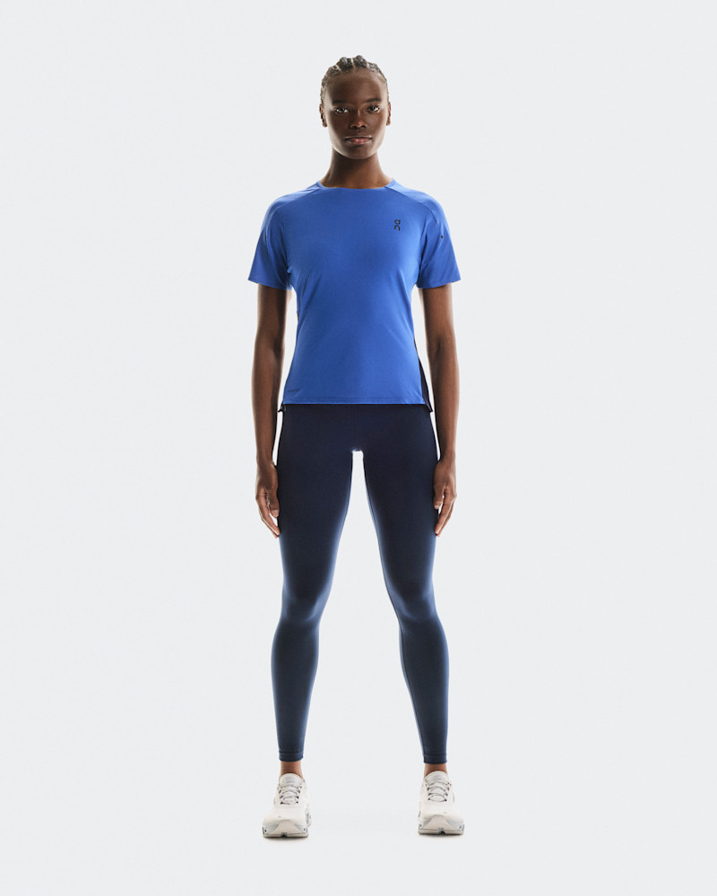 On Women's Core Tights in Navy, Size: Small, Polyamide/Mesh