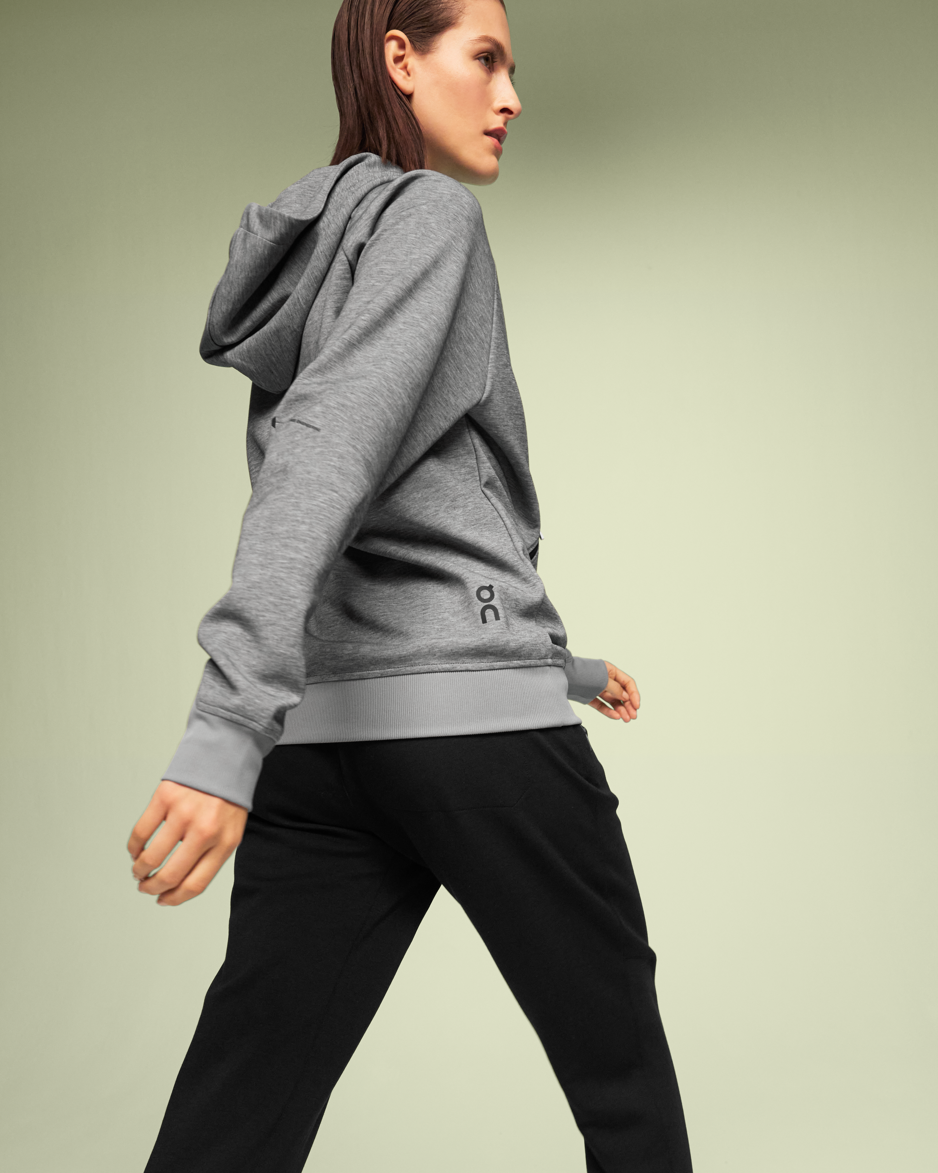 Zipped HoodieWomen / Grey / L