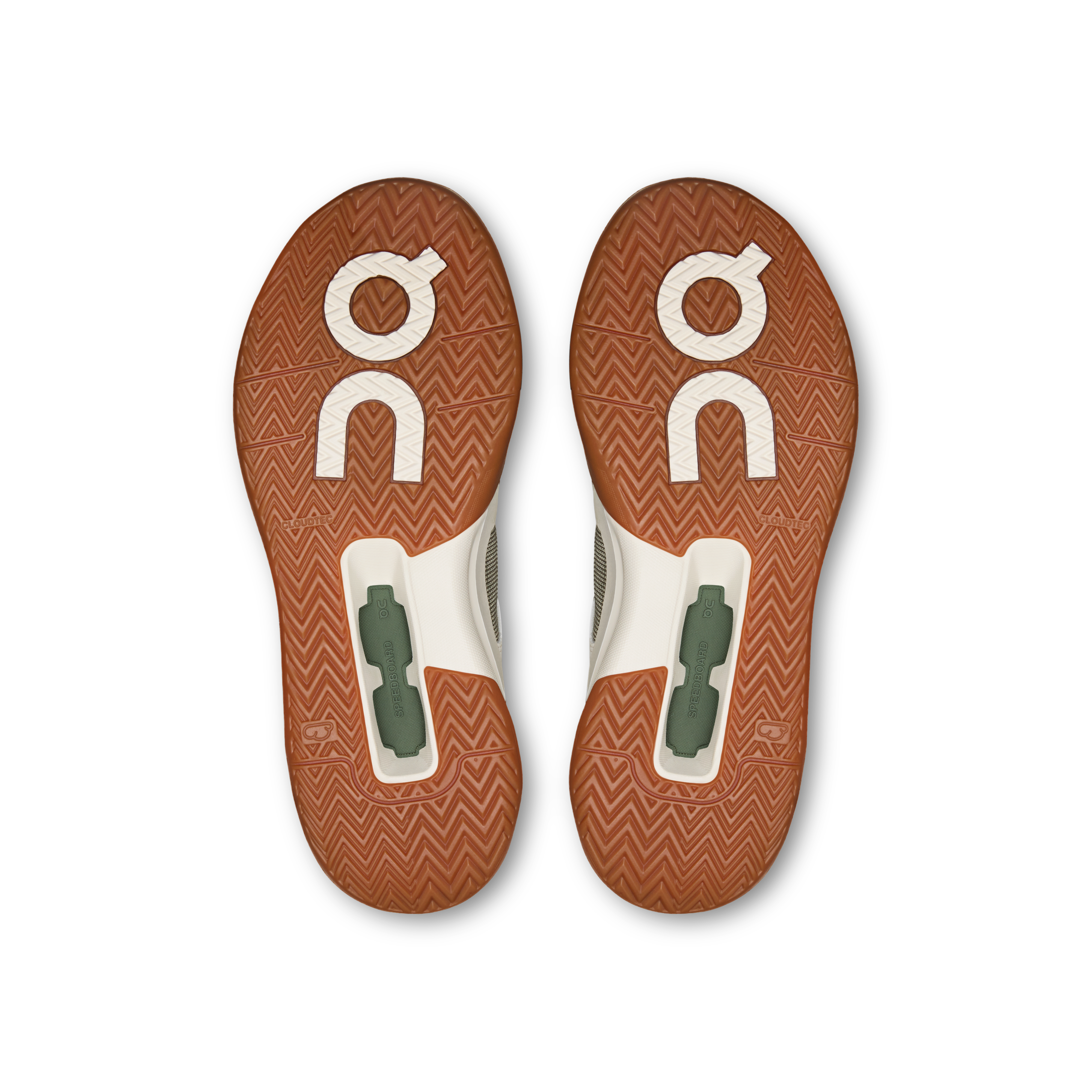 On THE ROGER Clubhouse Pro Youth Ivory & Olive Youth Active life Shoes