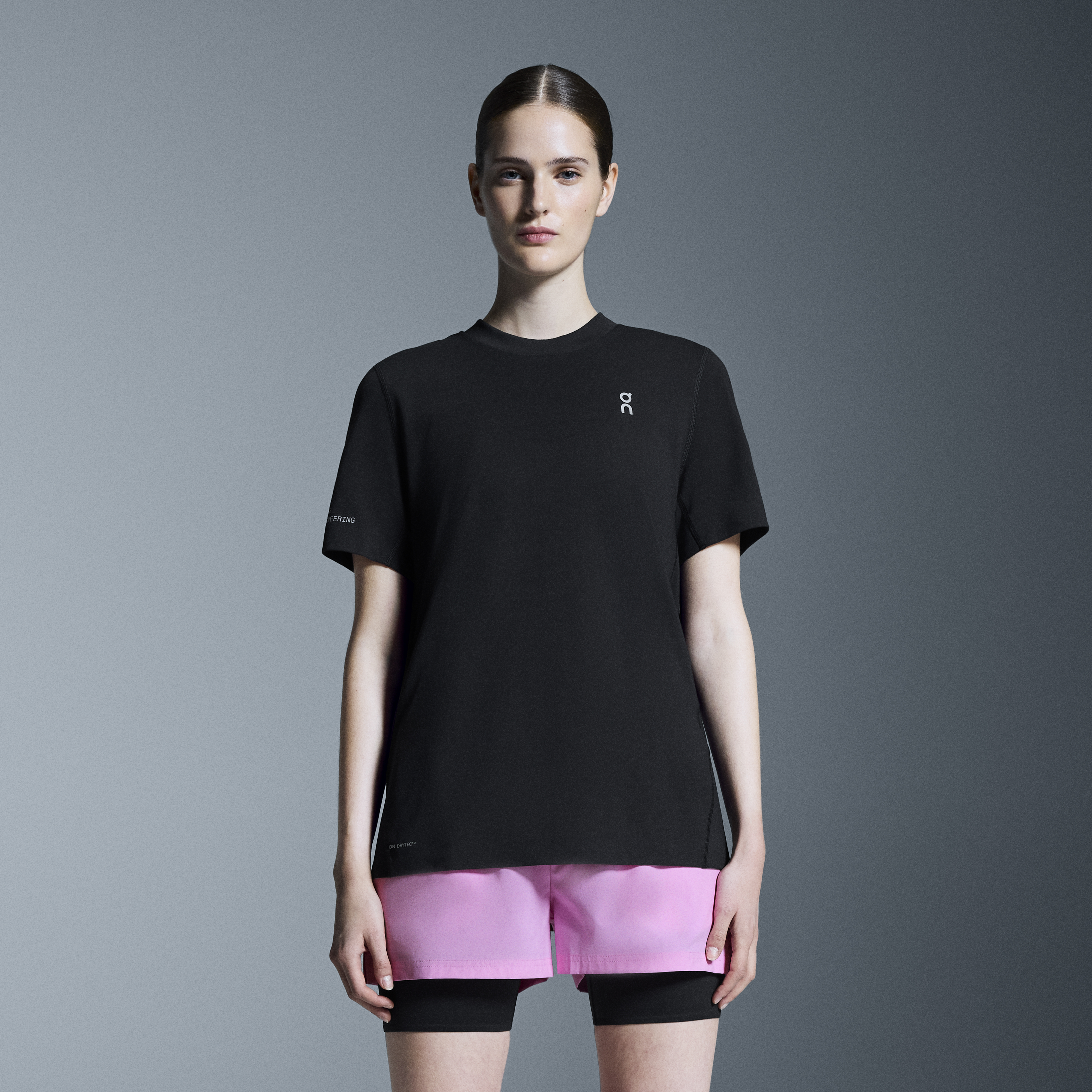 Train-T Short-Sleeve Shirt in Black