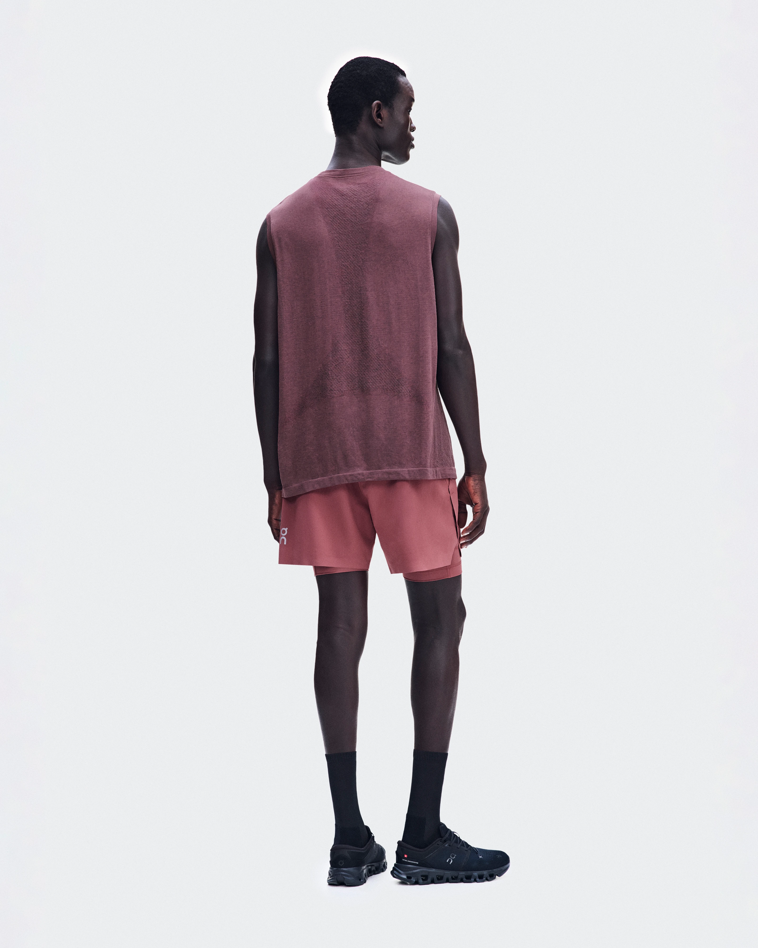 On Train Flex Tank Barberry Heather Men Tops and t-shirts