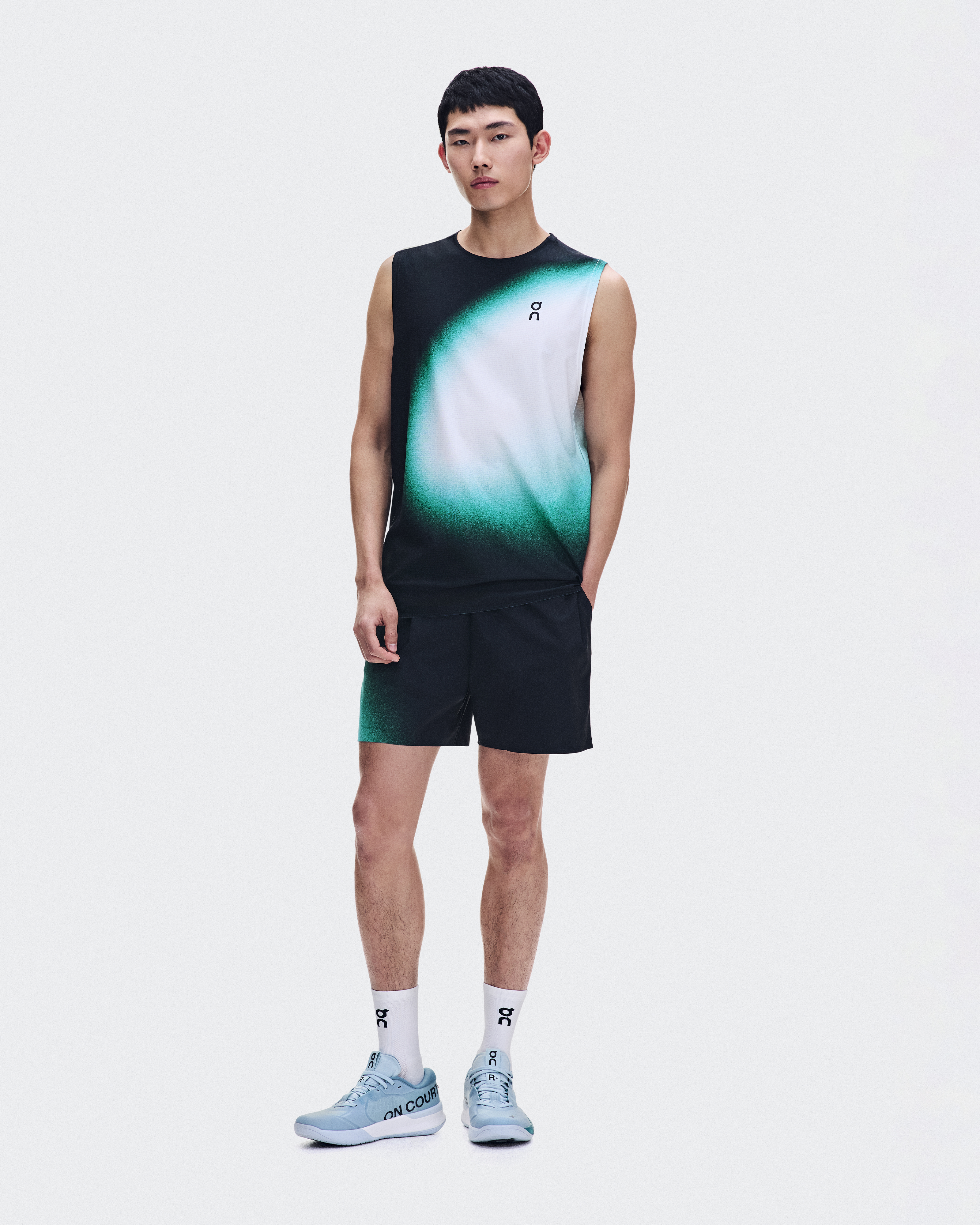Court Tank Swing Masculino | Preto & Azul | On Brasil