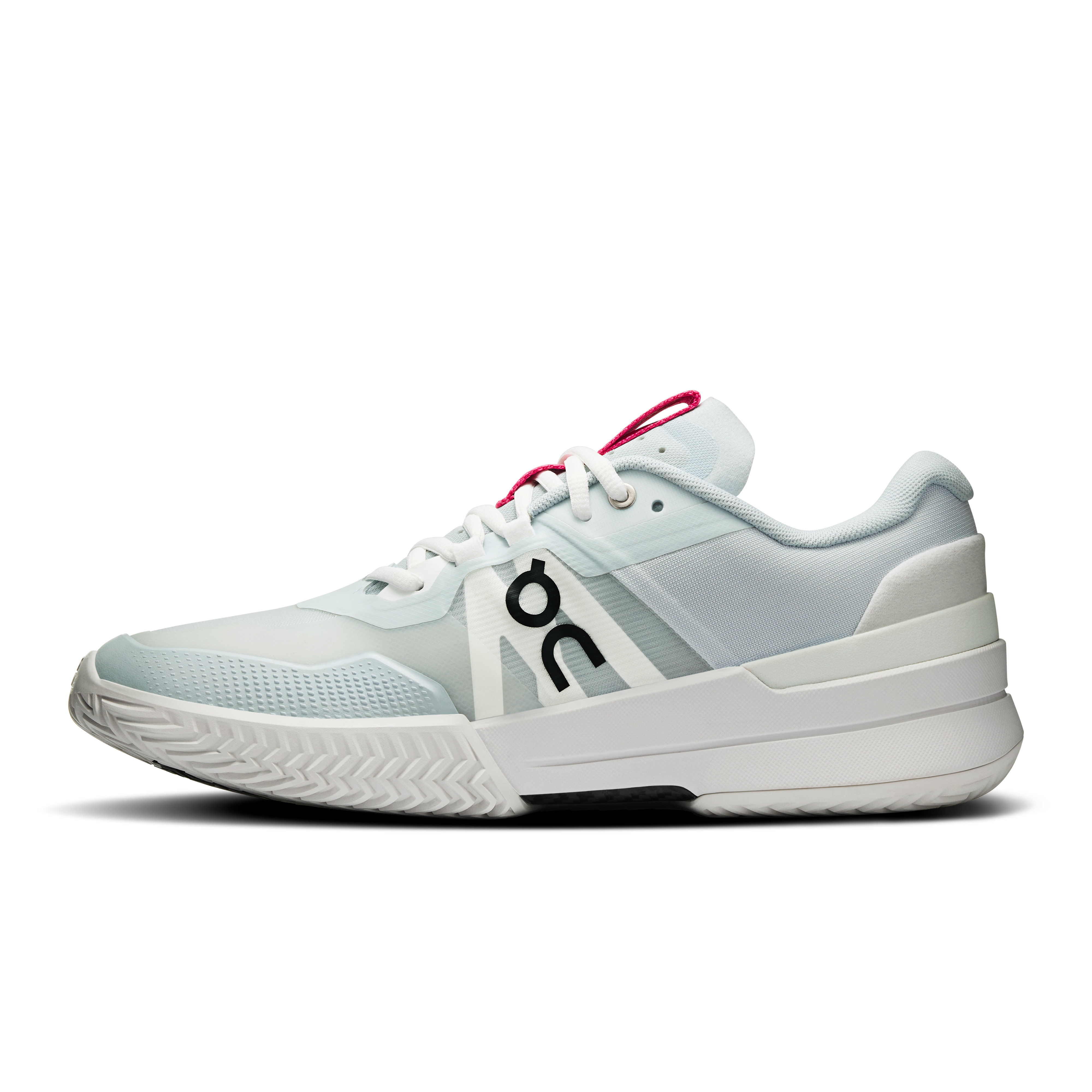 On THE ROGER Pro 2 Arctic & Pink Men Tennis Shoes