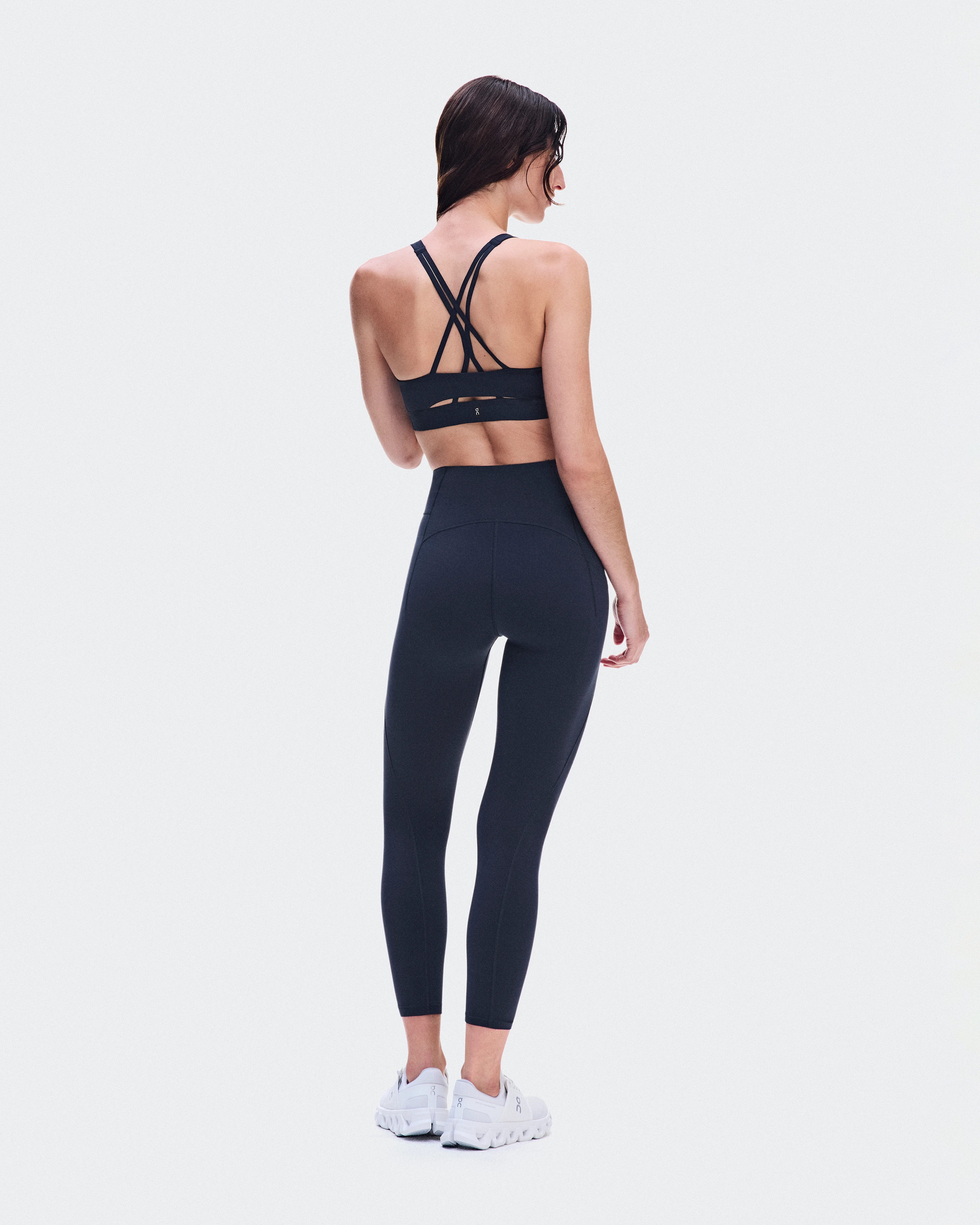 On Studio Leggings 7/8 Navy Damen Tights & Leggings