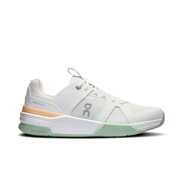 THE ROGER Clubhouse Pro Youth Lifestyle Shoe in White/Mineral