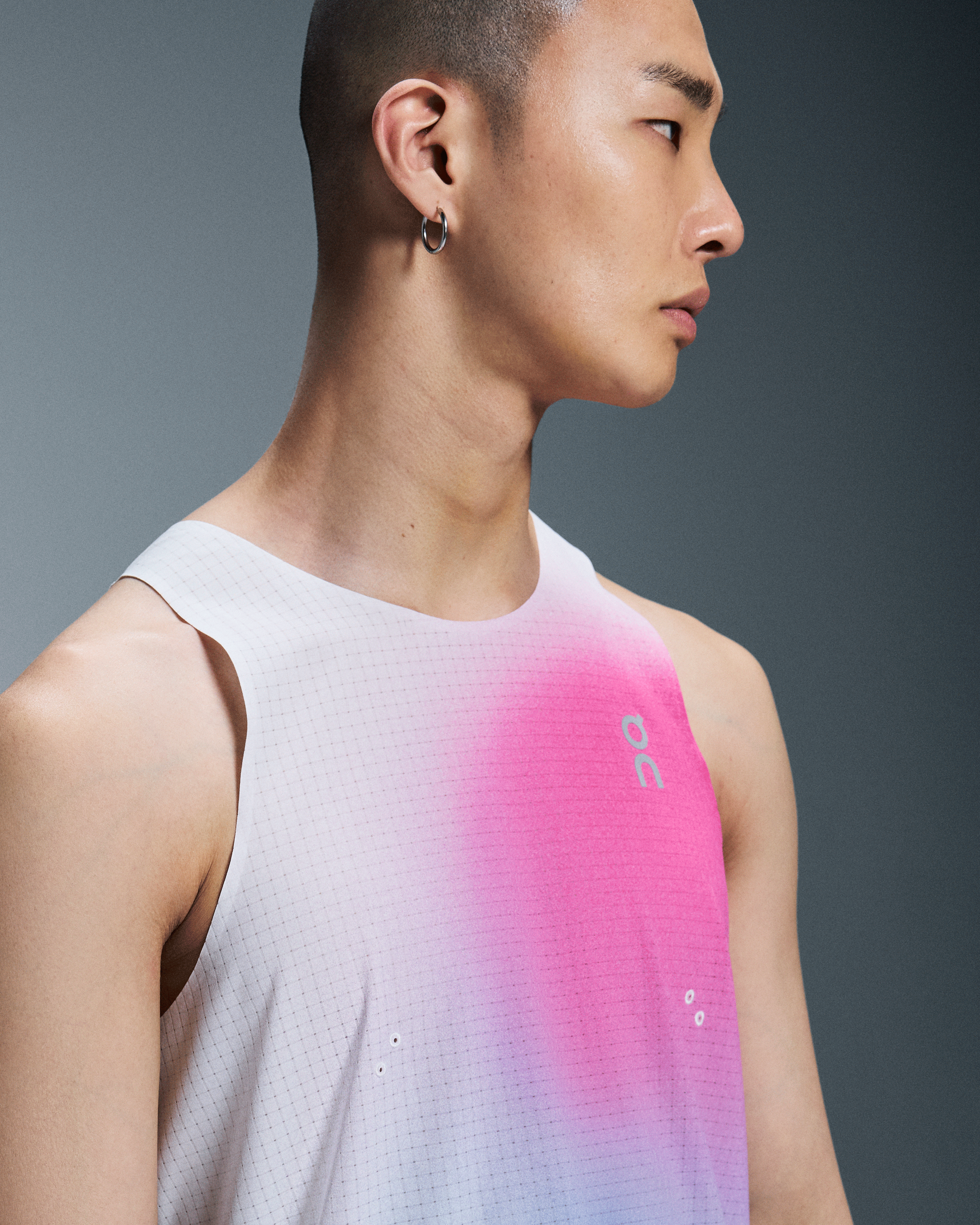 On Pace Tank Undyed & Pink Men Tops and t-shirts