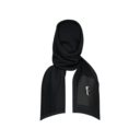 Hooded Scarf FKA in Black