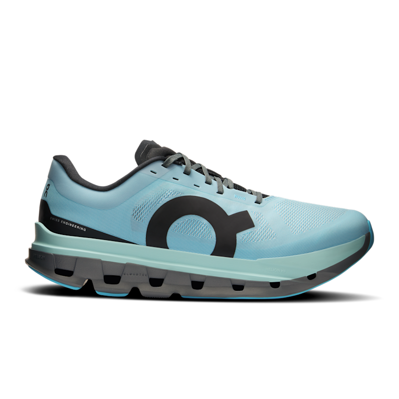 On Men's Cloudflow 5 Road Running Shoe in Arctic/Stone, Size: 12, Polyester