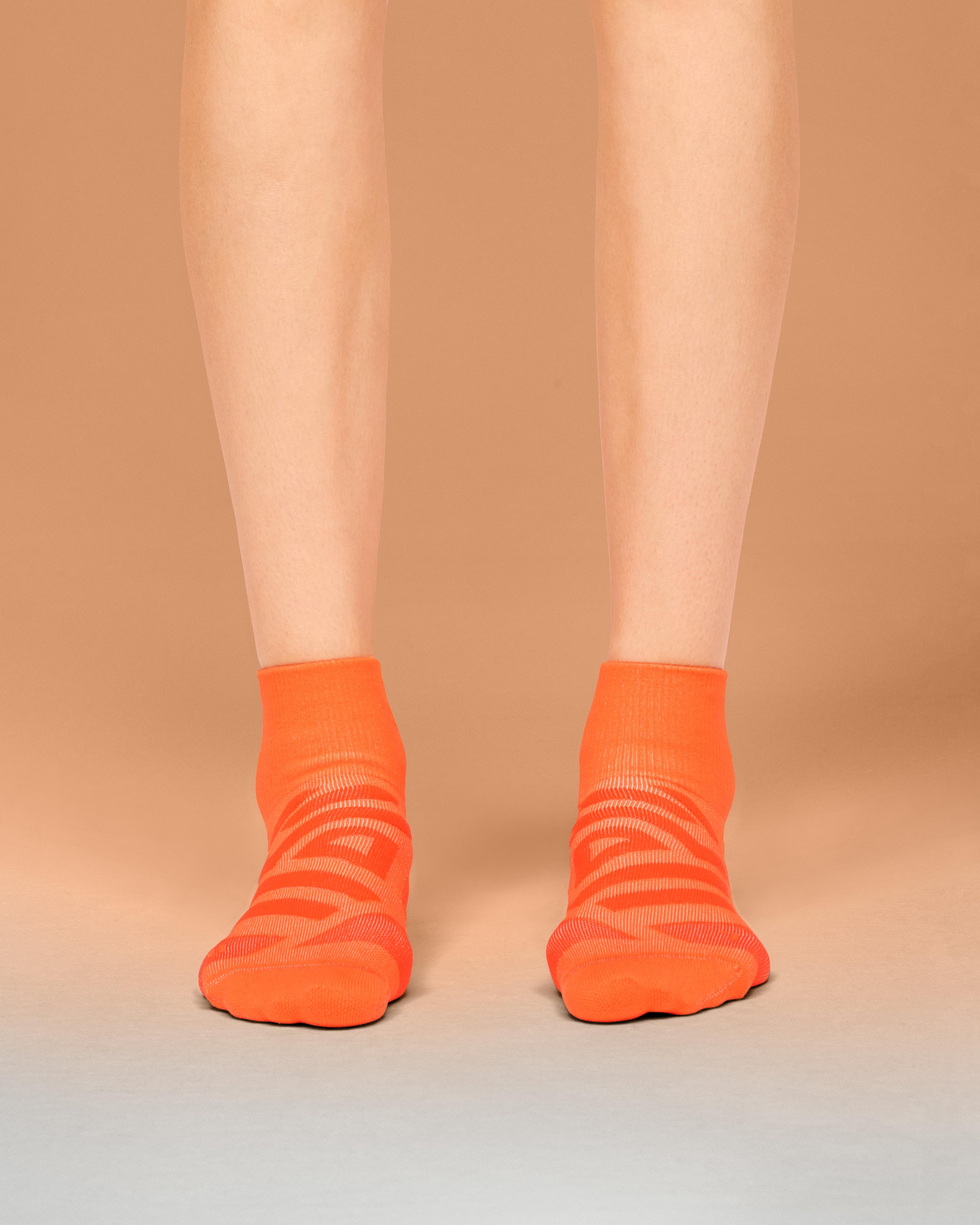 Performance Mid Sock in Flame/Spice