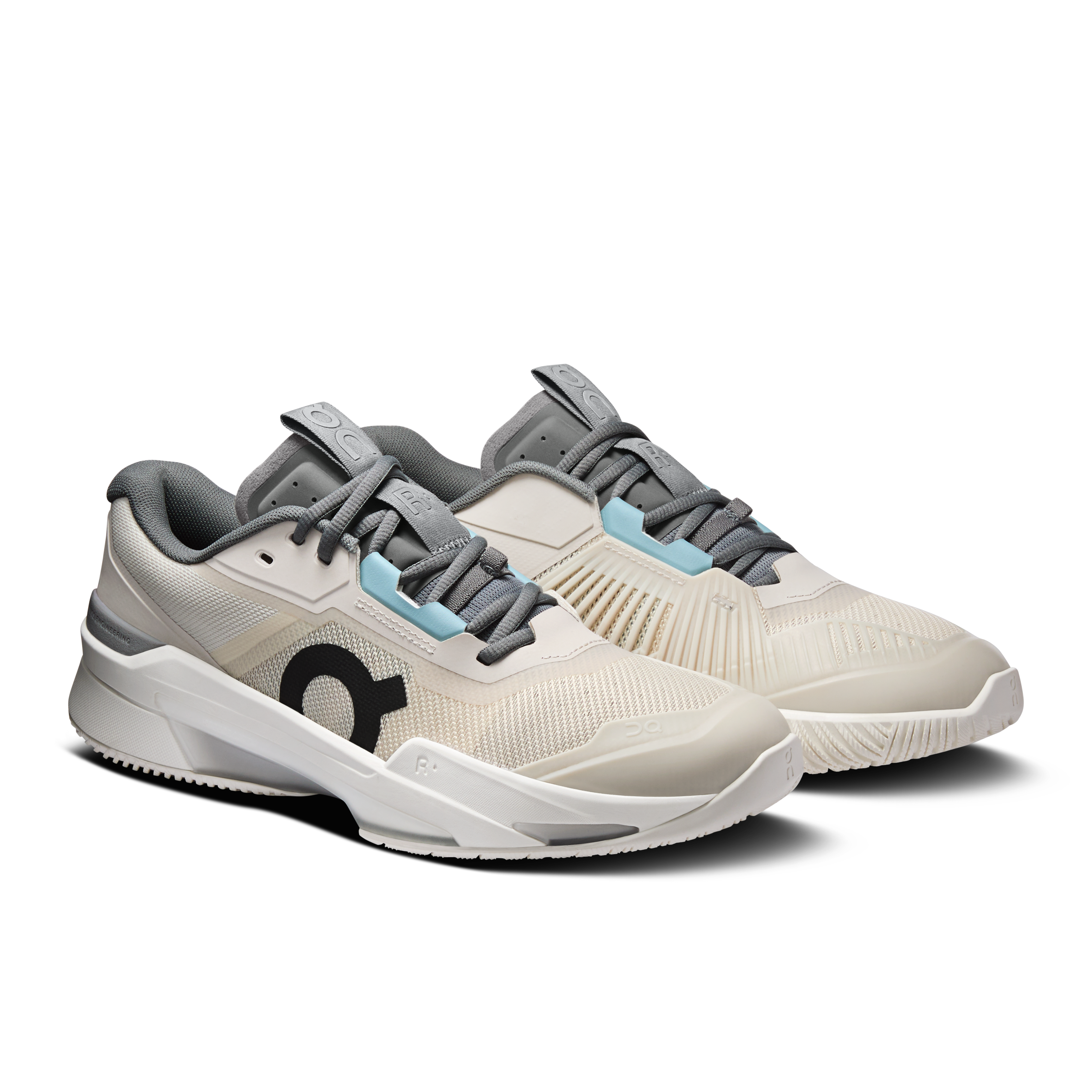On THE ROGER Pro Fire Pearl & Ivory Men Tennis Shoes