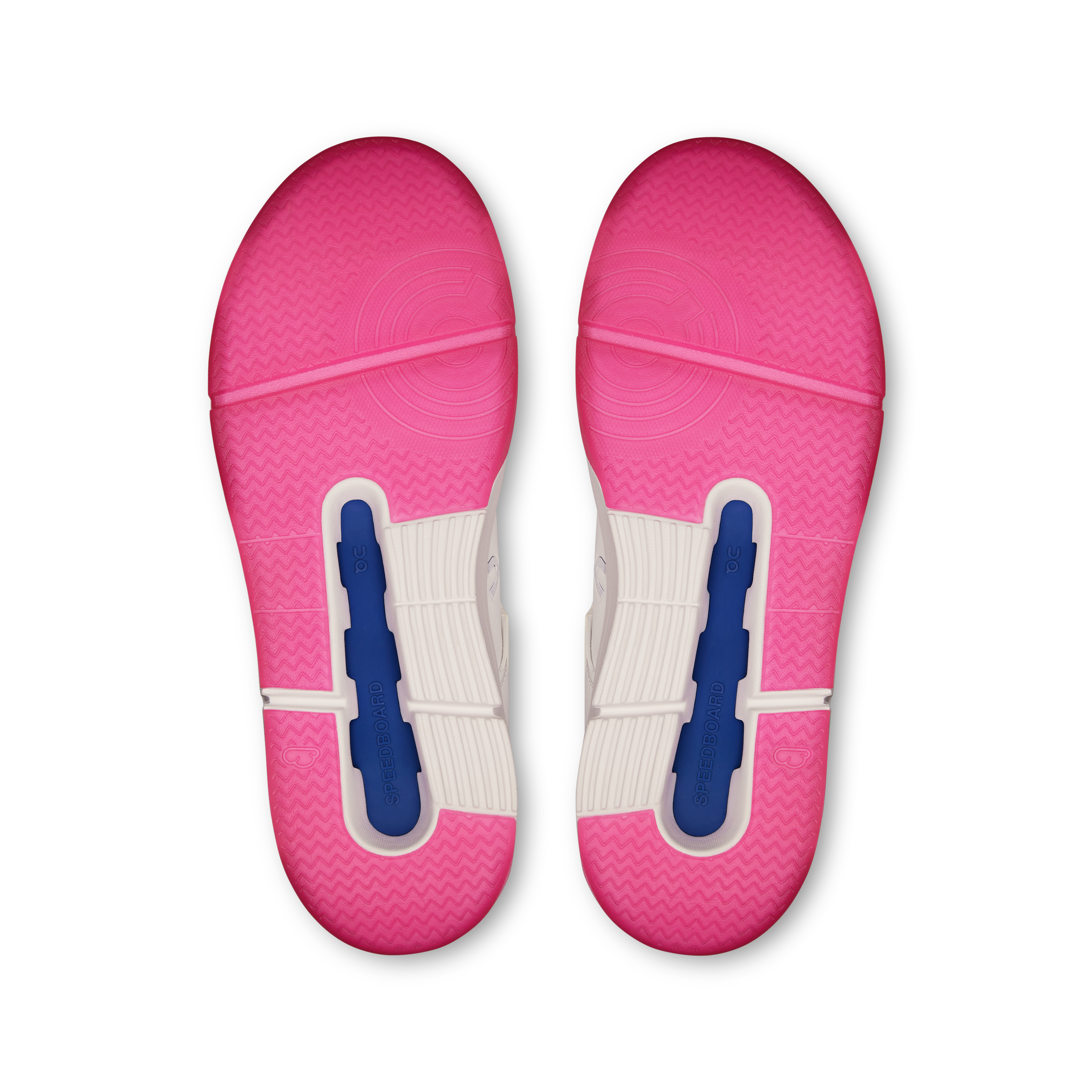 On THE ROGER Clubhouse White & Grenadine Women Tennis Shoes