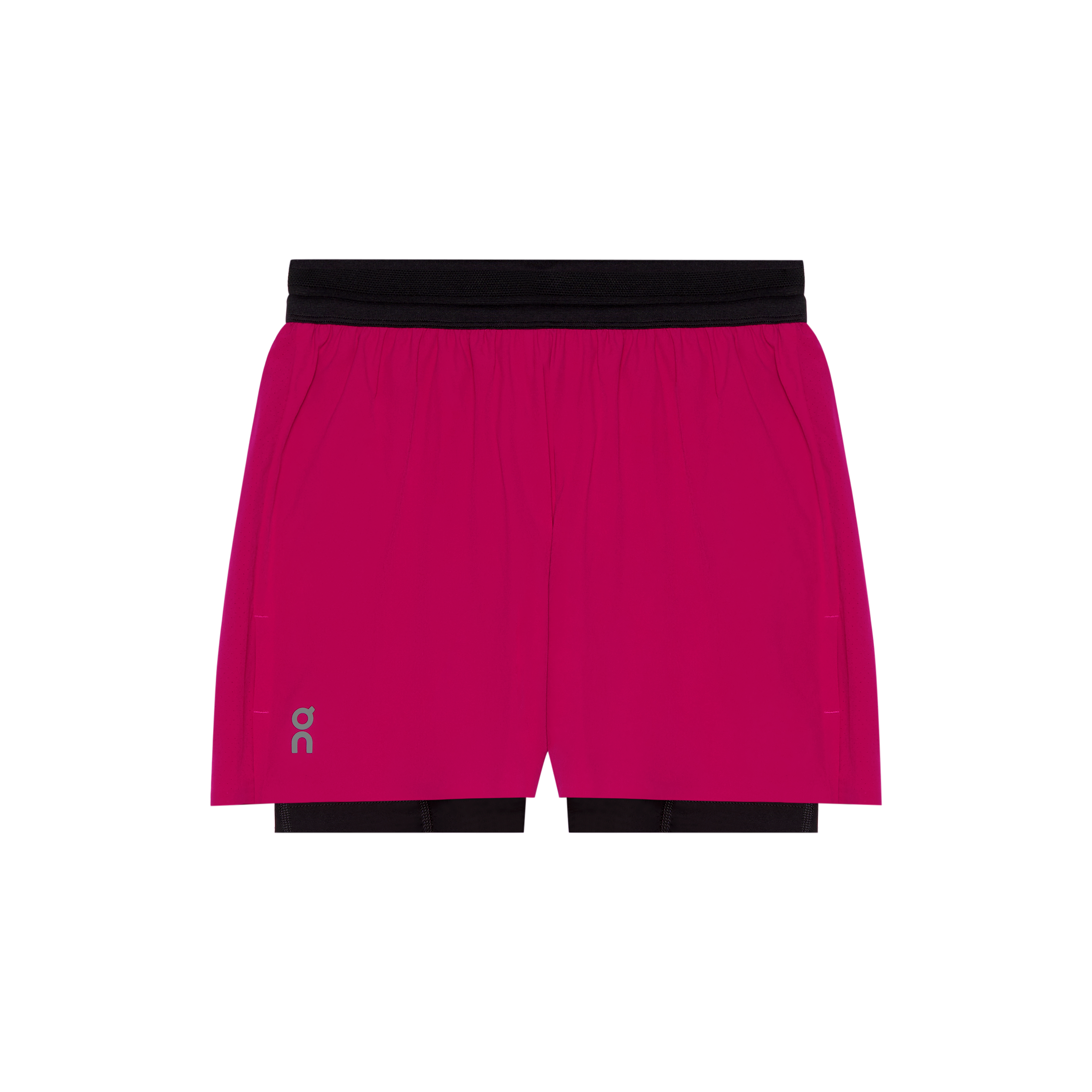 3" Performance 2/1 Shorts in Grenadine Black