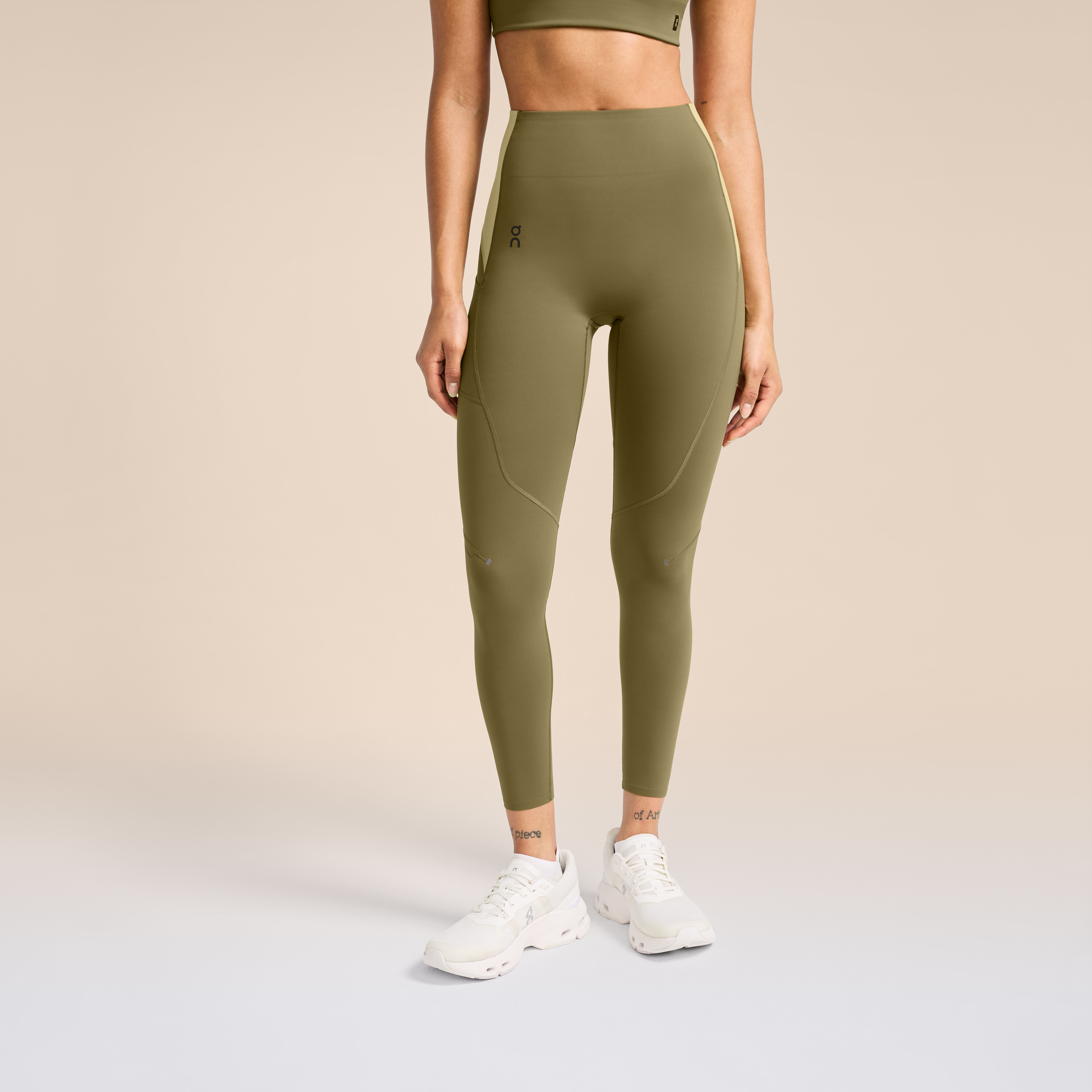 On Movement Tights Long Green Women All-day, yoga, low-intensity workouts, ultra-soft. Tights